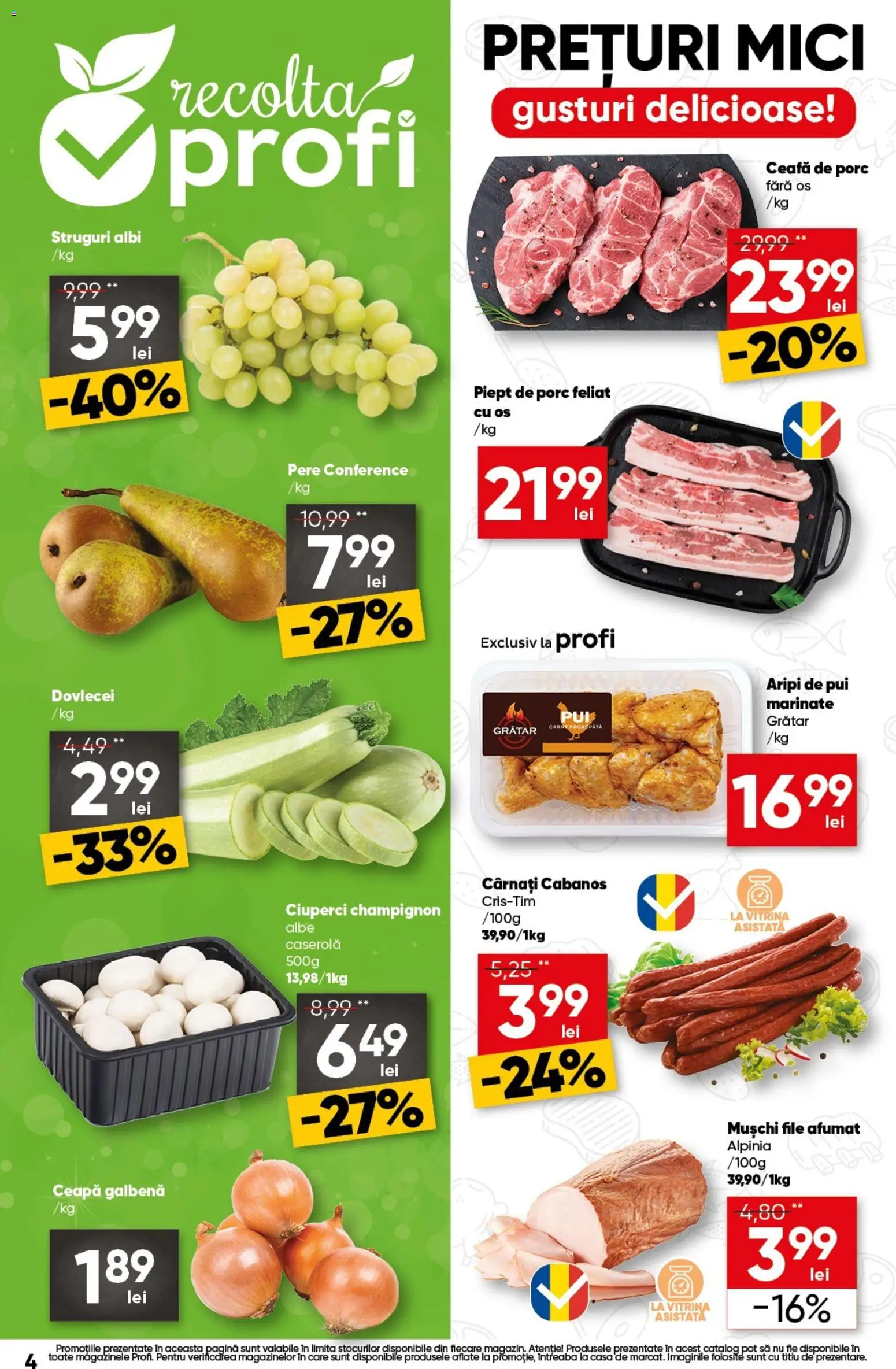 Catalog Profi 3 - 8 Septembrie 2026 | Pagina 4 | Produse: Ceafa de porc, Grătar, Cabanos, Pere