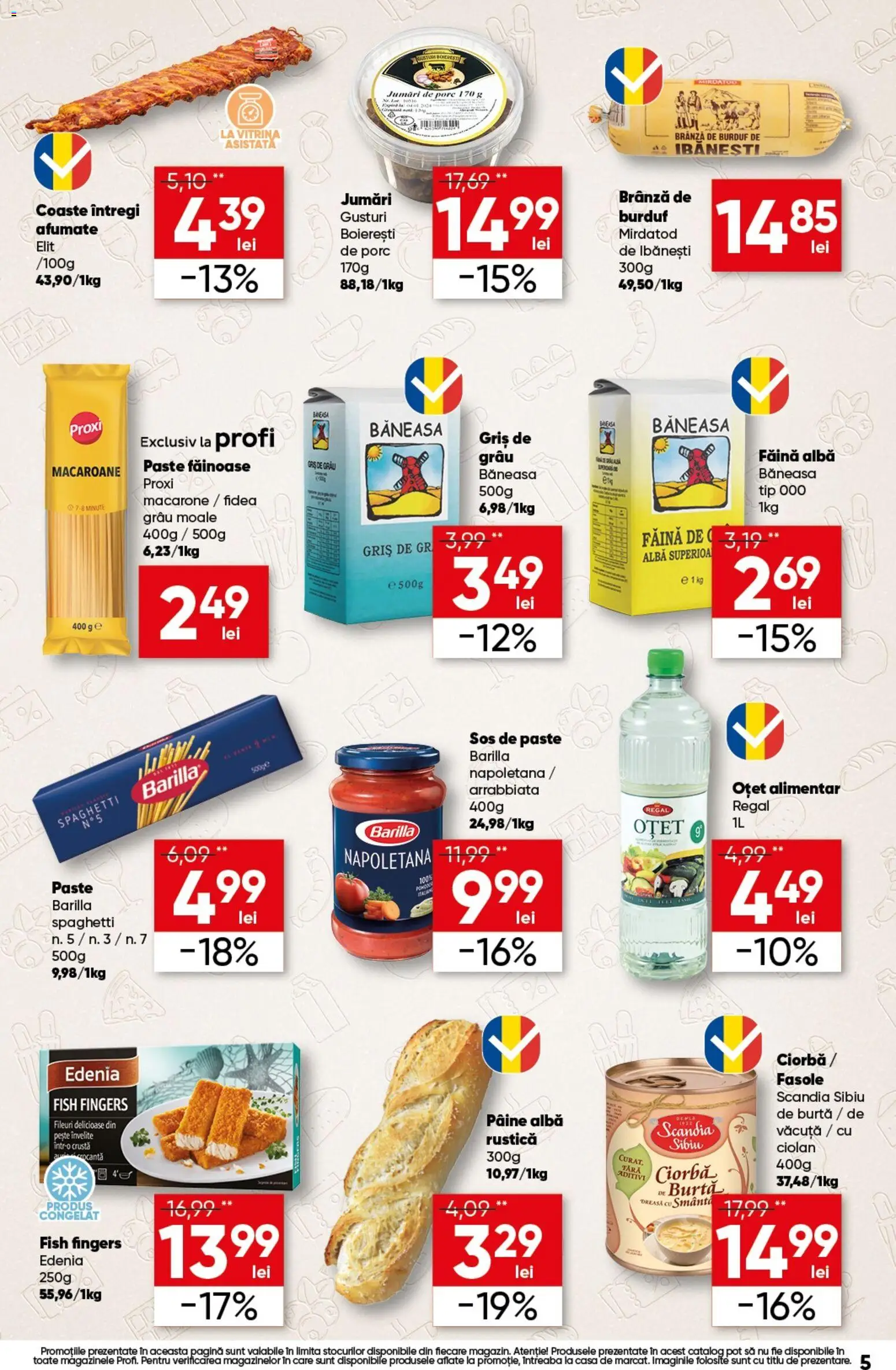 Catalog Profi 3 - 8 Septembrie 2026 | Pagina 5 | Produse: Barilla, Făină, Paste, Sos