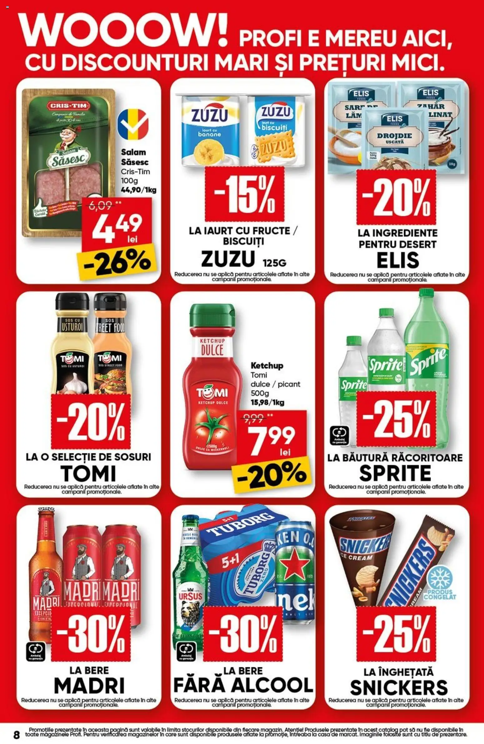 Catalog Profi 3 - 8 Septembrie 2026 | Pagina 8 | Produse: Bere fara alcool, Aplică, Bere, Înghețată