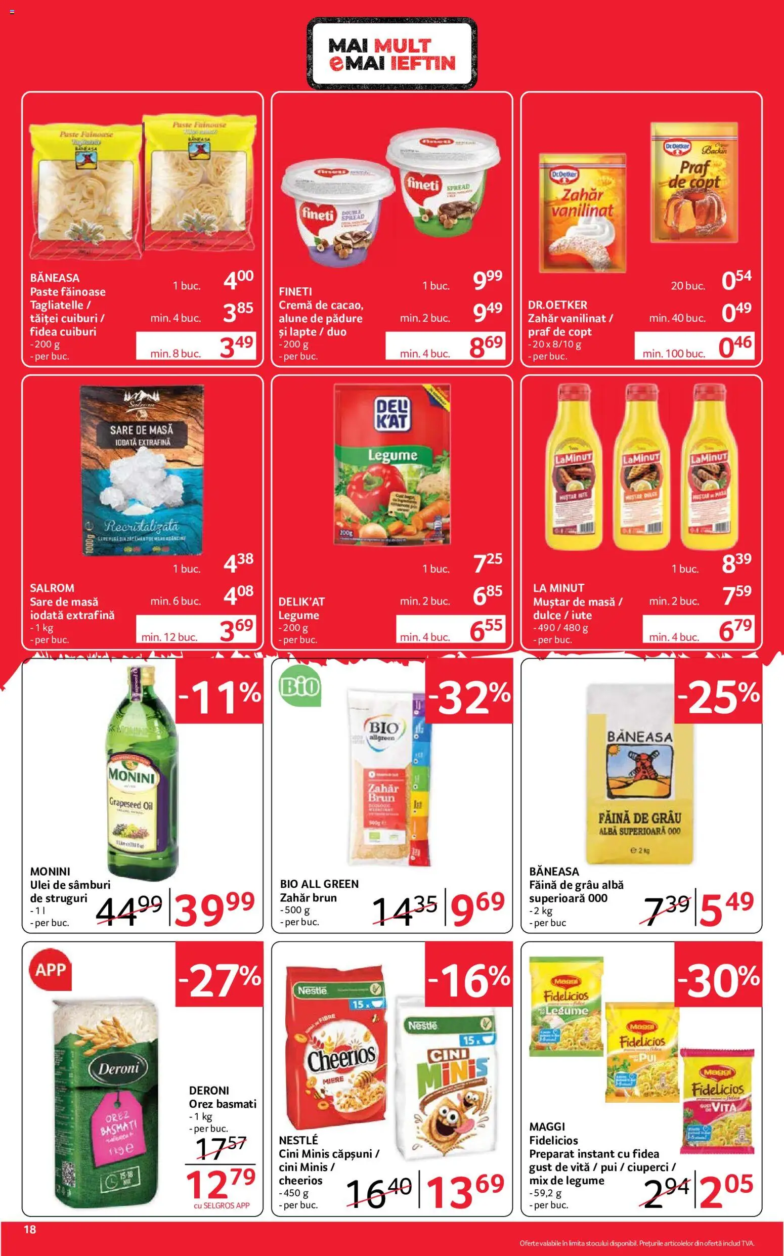 Catalog Selgros 4 - 16 Septembrie 2026 | Pagina 18 | Produse: Struguri, Lapte, Făină, Orez