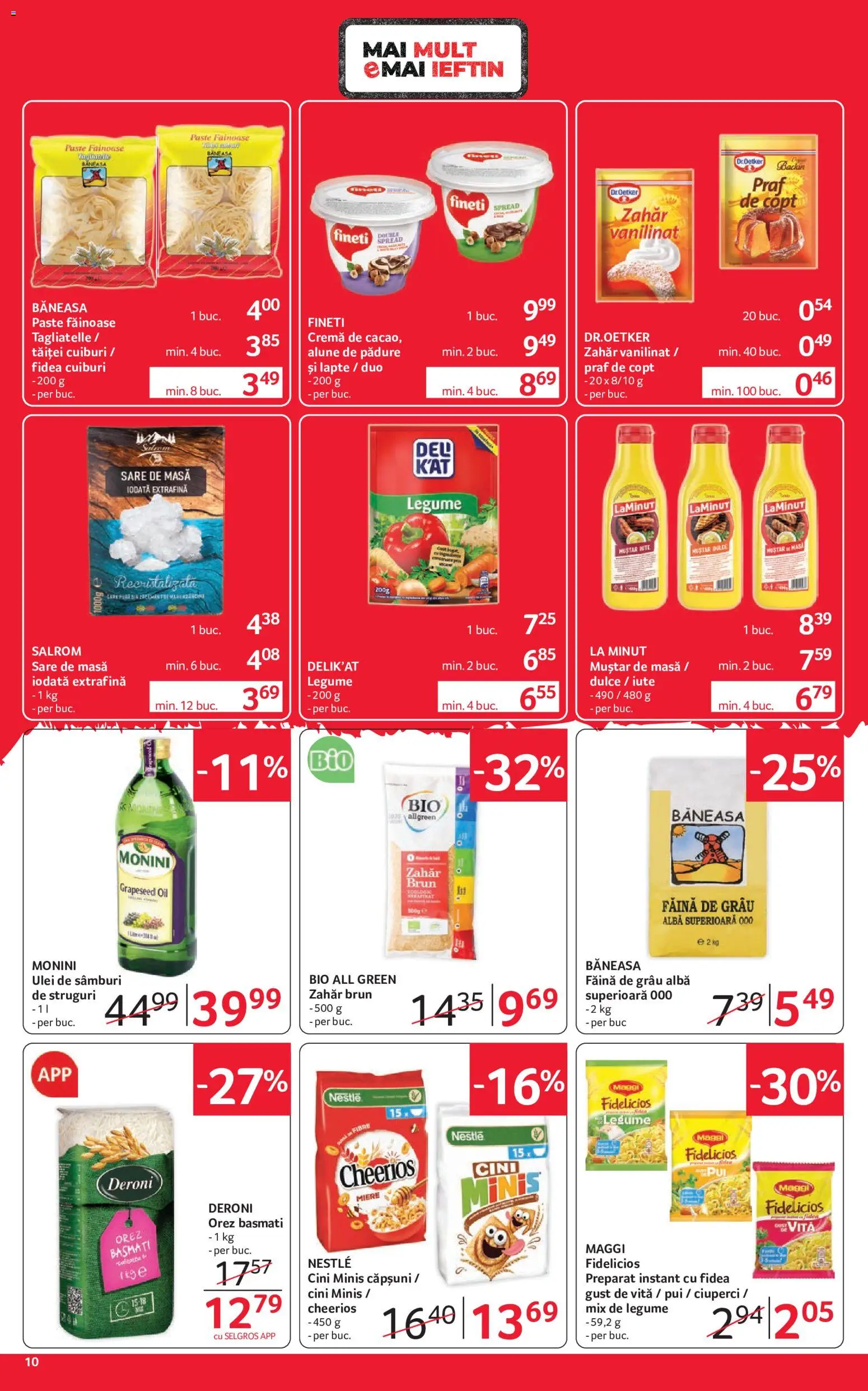 Catalog Selgros 4 - 16 Septembrie 2026 | Pagina 10 | Produse: Miere, Alba, Lapte, Făină