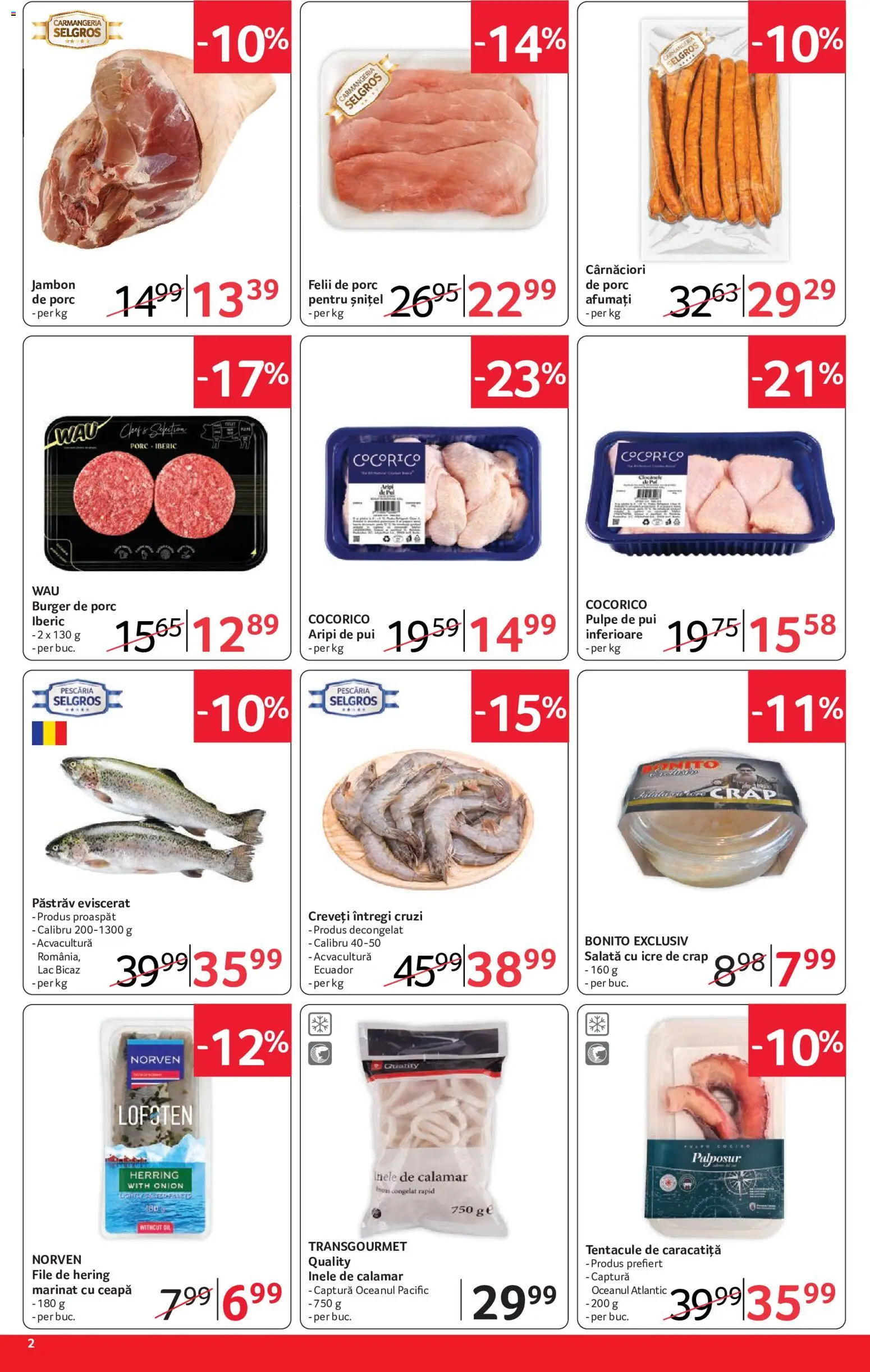 Catalog Selgros 4 - 16 Septembrie 2026 | Pagina 2 | Produse: Pastrav, Bonito, Salată cu icre, Ceapă