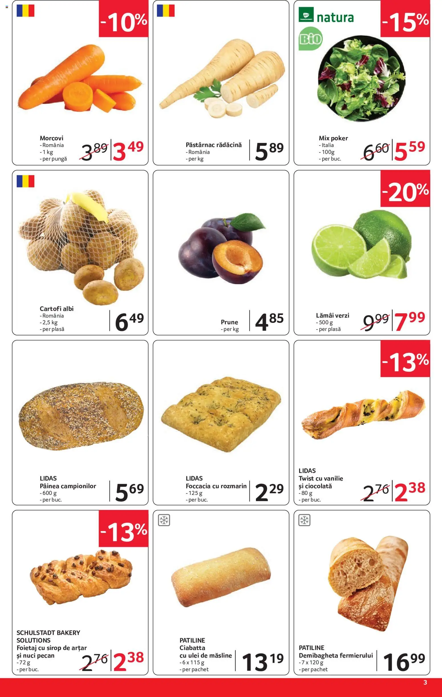 Catalog Selgros 4 - 16 Septembrie 2026 | Pagina 3 | Produse: Pastarnac, Lamai, Ulei de masline, Morcovi