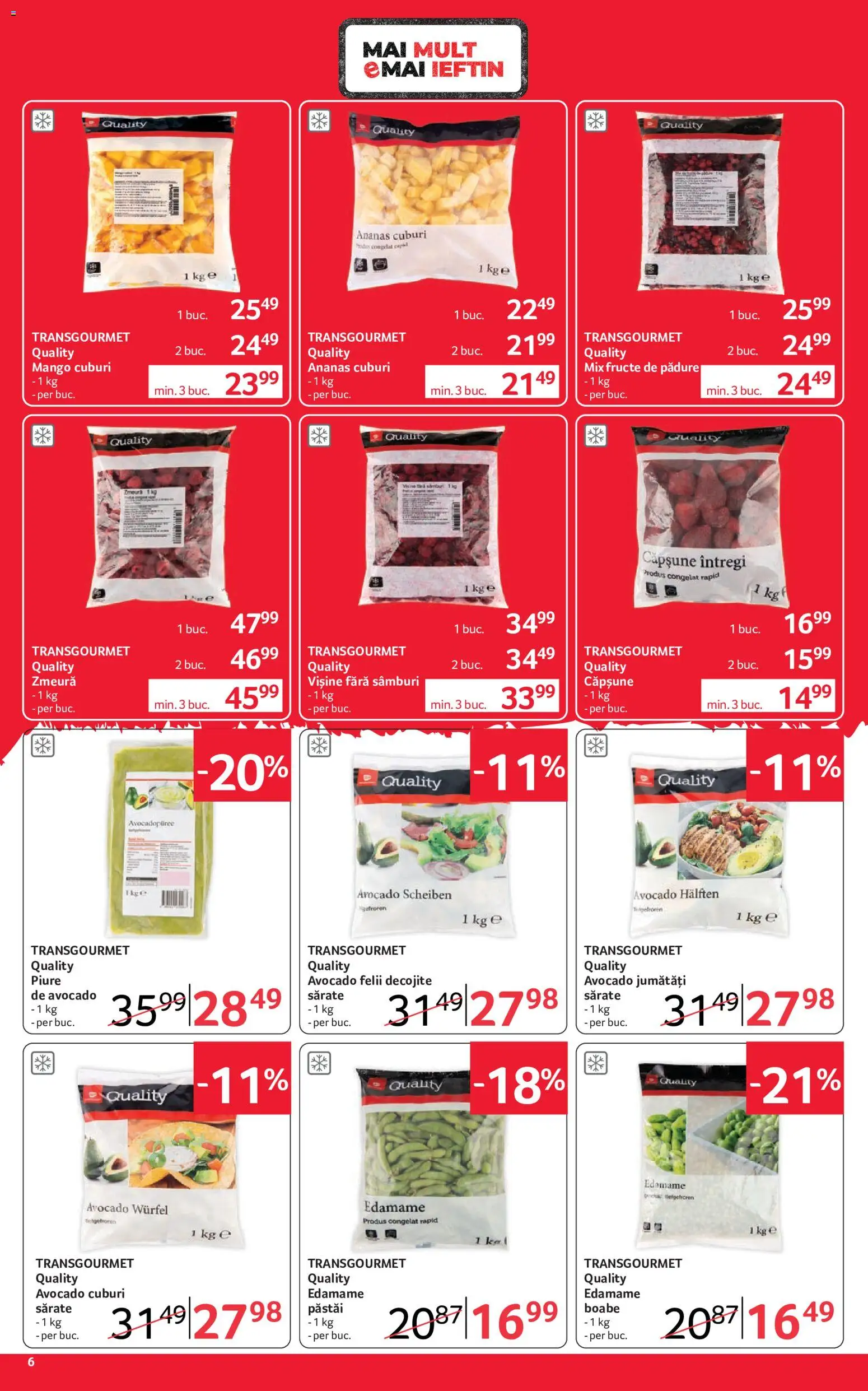 Catalog Selgros 4 - 16 Septembrie 2026 | Pagina 6 | Produse: Zmeură, Fructe de pădure, Mix fructe, Avocado