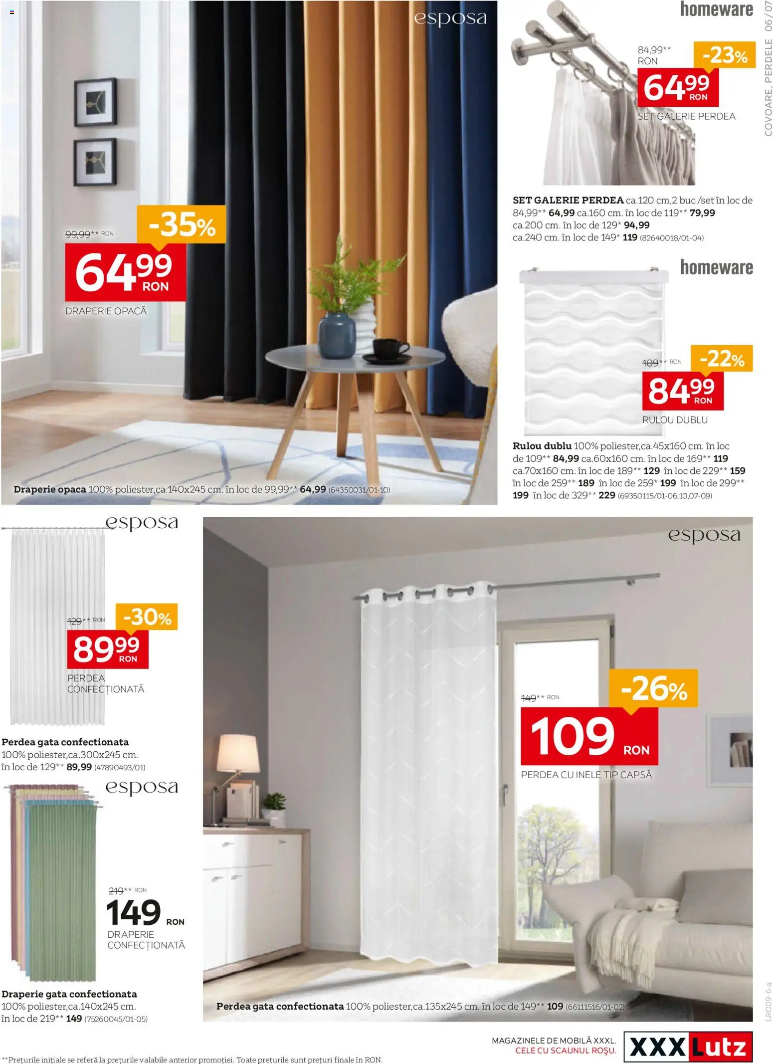 Catalog XXXLutz 7 Septembrie - 3 Octombrie 2026 | Pagina 7 | Produse: Perdea, Tip
