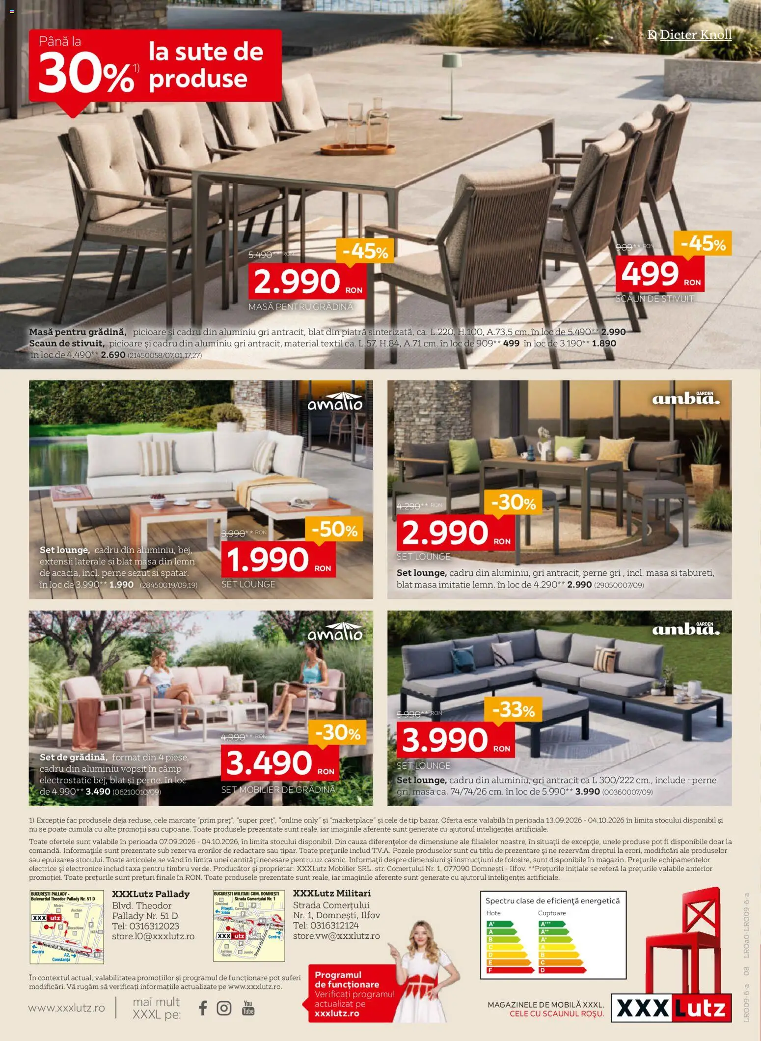 Catalog XXXLutz 7 Septembrie - 3 Octombrie 2026 | Pagina 8 | Produse: Perne, Masă, Scaun, Tip