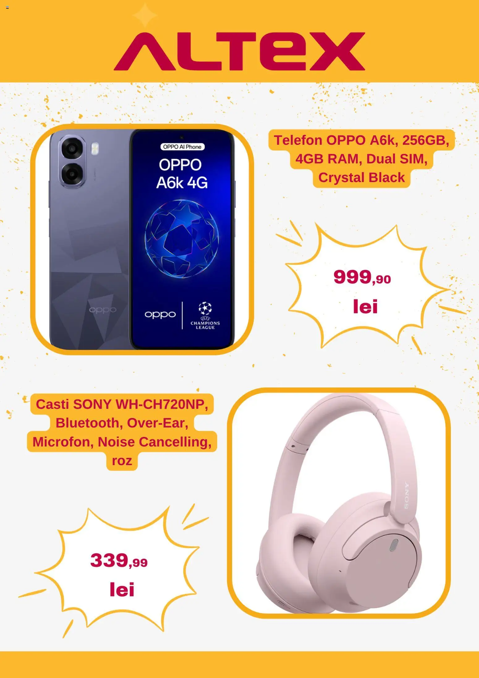 Catalog Altex 10 - 22 Septembrie 2026 | Pagina 2 | Produse: Telefon, Căști, Black