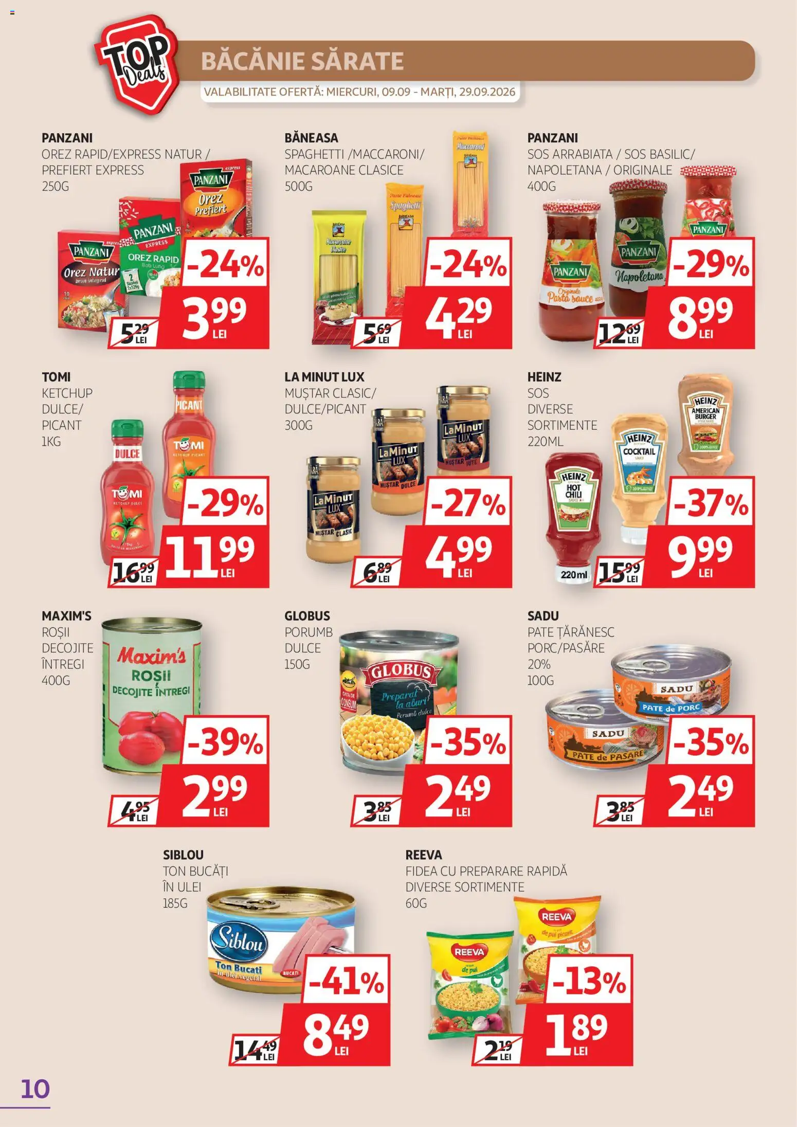Catalog Auchan 9 - 28 Septembrie 2026 | Pagina 10 | Produse: Cocktail, Orez, Ketchup, Porumb
