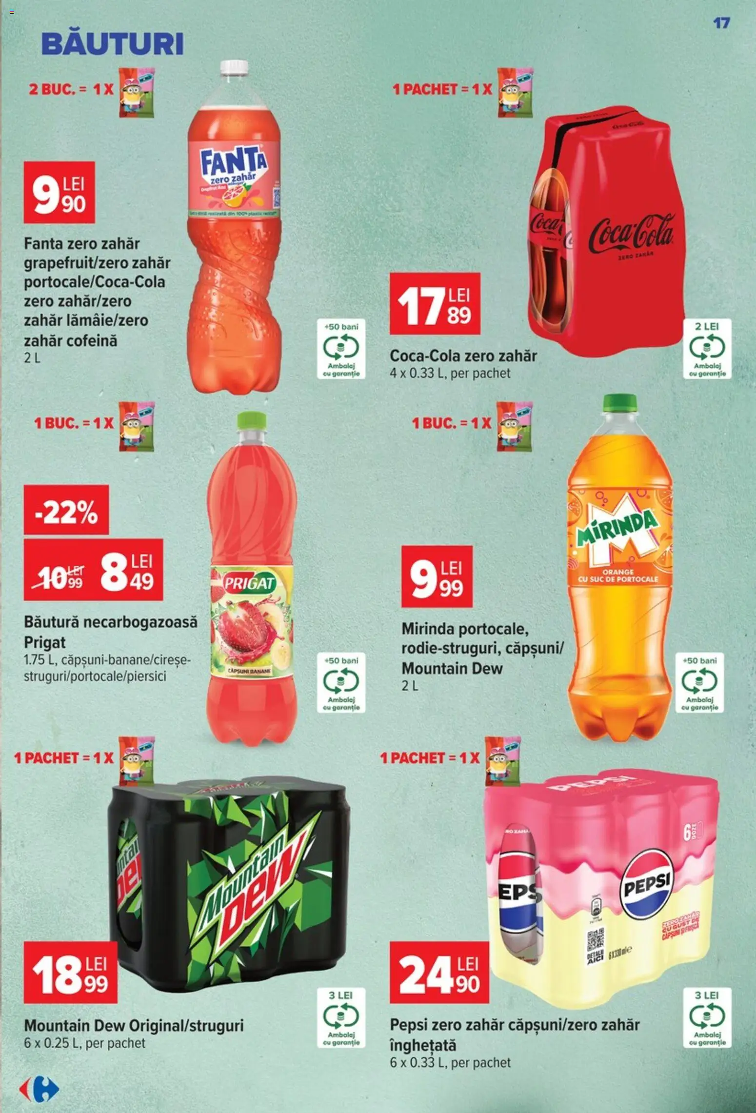 Catalog Carrefour 9 - 21 Septembrie 2026 | Pagina 17 | Produse: Pepsi, Cola, Căpșuni, Înghețată