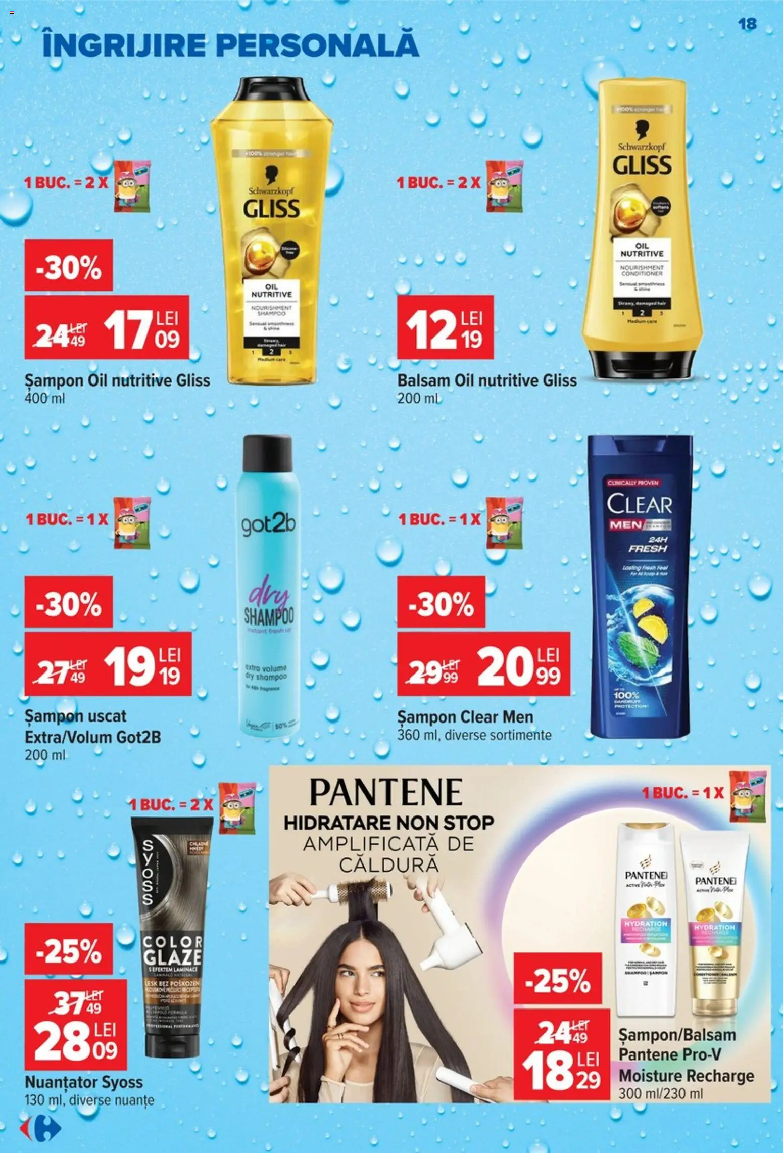 Catalog Carrefour 9 - 21 Septembrie 2026 | Pagina 18 | Produse: Clear men, Șampon, Clear, Balsam