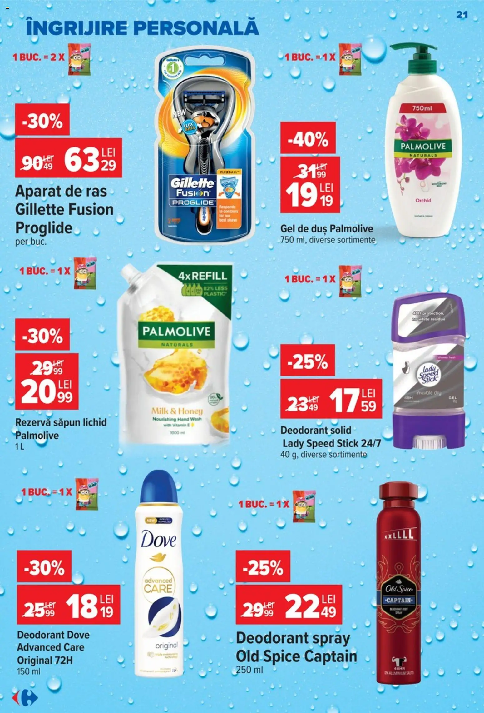 Catalog Carrefour 9 - 21 Septembrie 2026 | Pagina 21 | Produse: Solid, Old Spice, Deodorant, Rezervă săpun