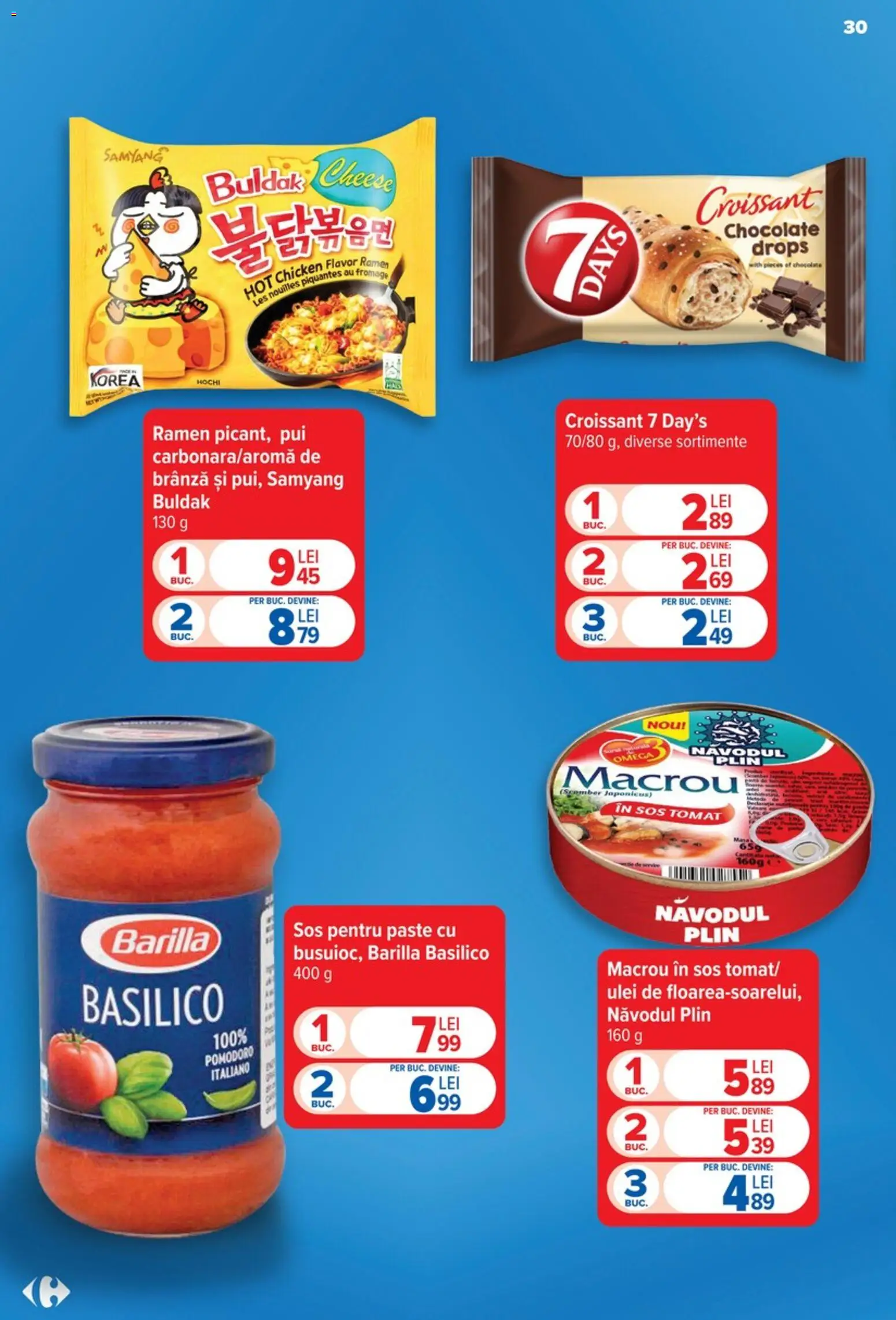 Catalog Carrefour 9 - 21 Septembrie 2026 | Pagina 30 | Produse: Macrou, Brânză, Paste, Sos