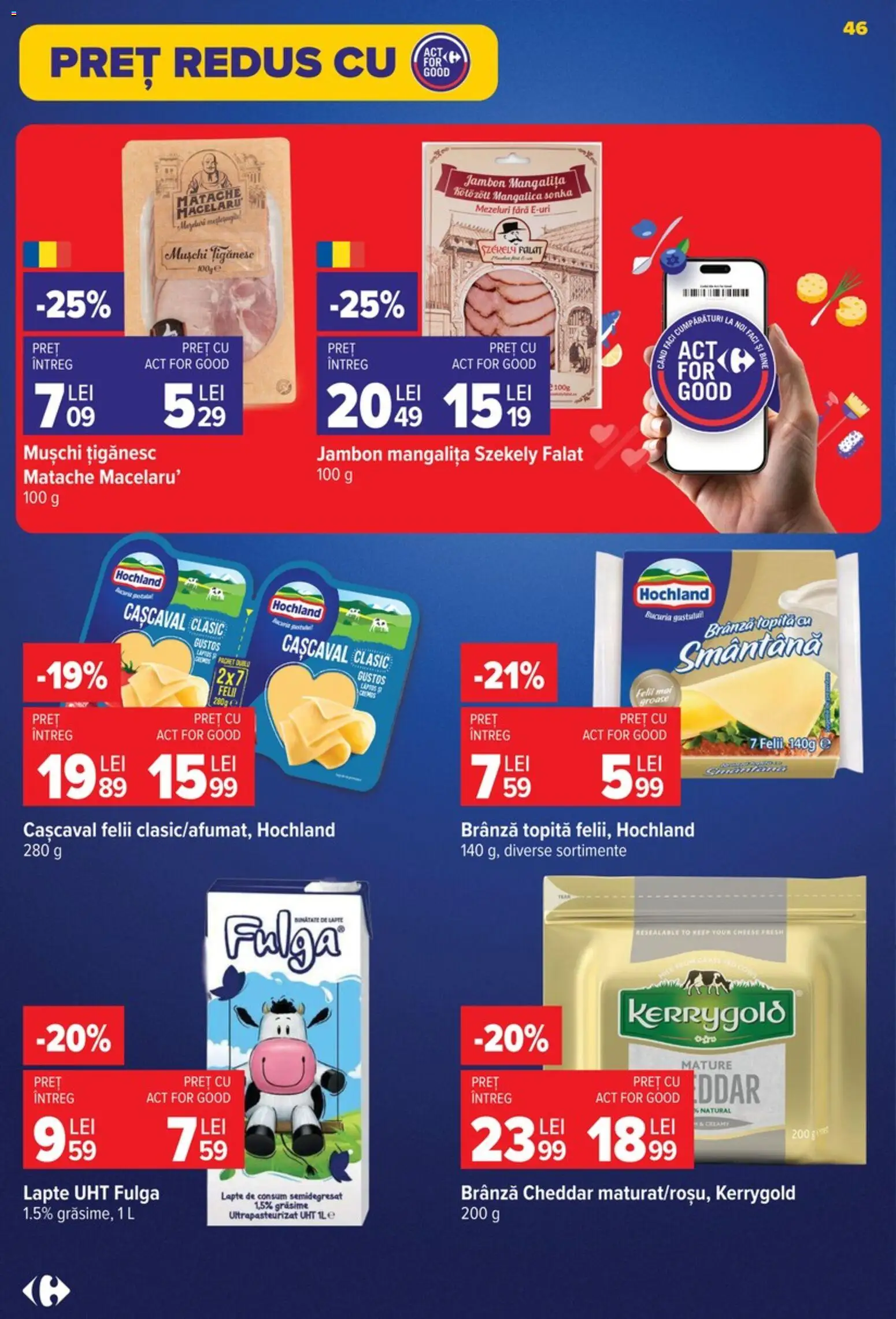 Catalog Carrefour 9 - 21 Septembrie 2026 | Pagina 46 | Produse: Cașcaval, Mușchi, Hochland, Smântână