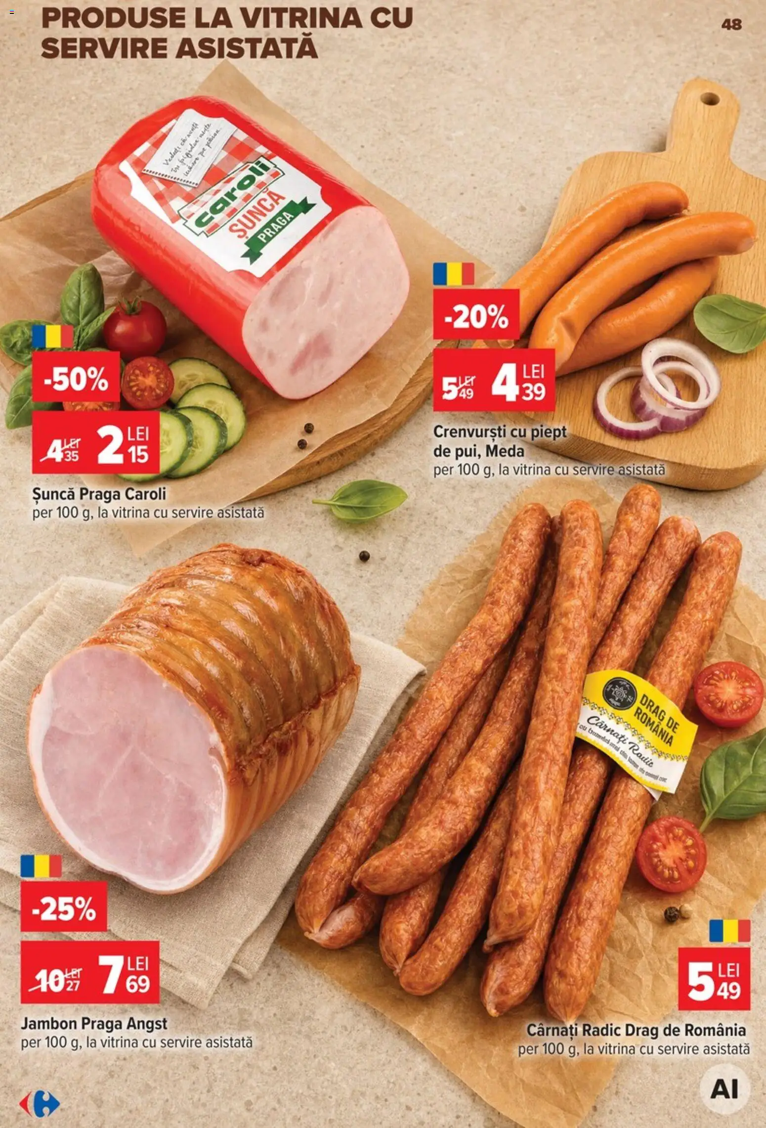 Catalog Carrefour 9 - 21 Septembrie 2026 | Pagina 48 | Produse: Radio, Sunca praga, Vitrină, Șuncă