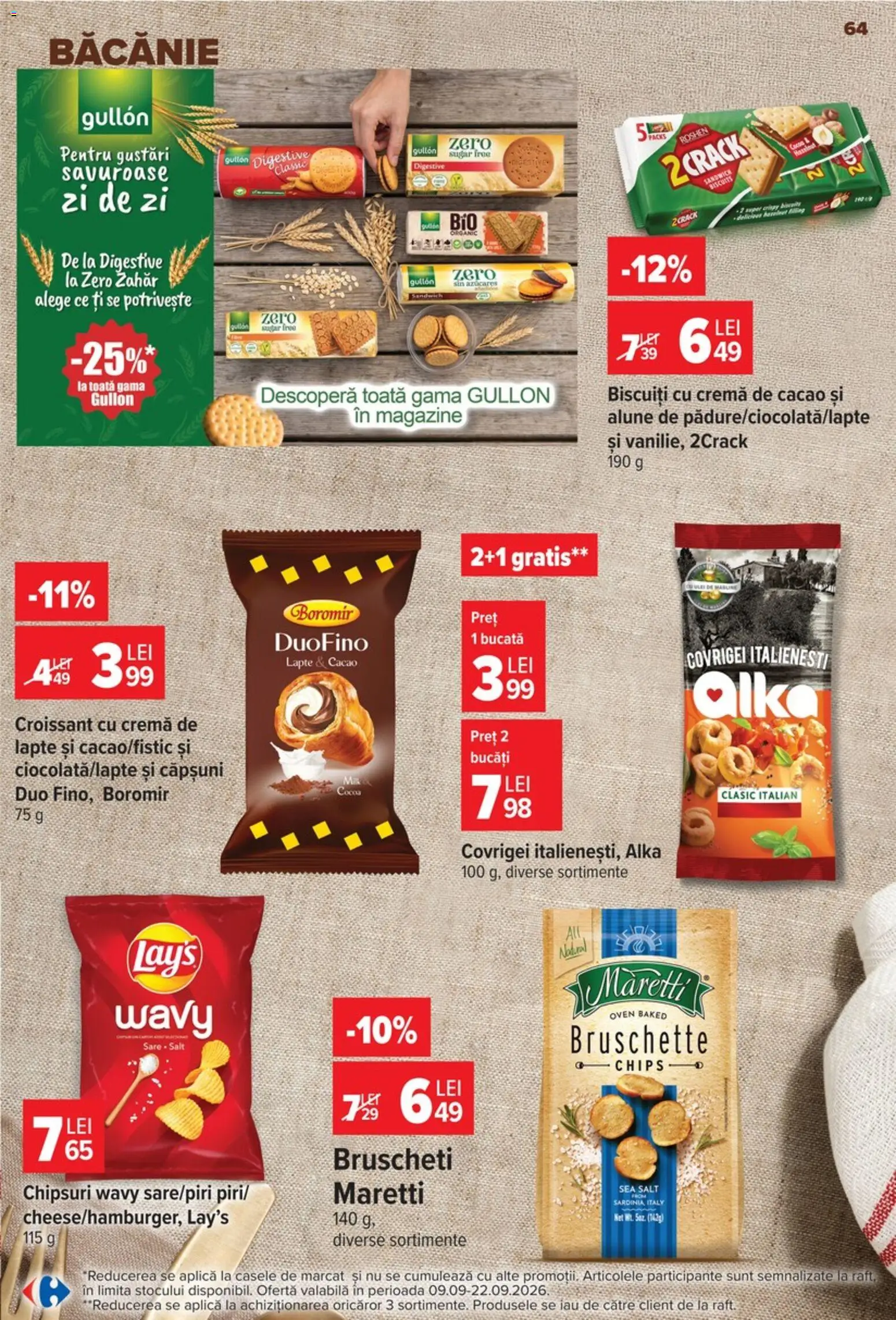 Catalog Carrefour 9 - 21 Septembrie 2026 | Pagina 64 | Produse: Zero, Raft, Cacao, Zahăr