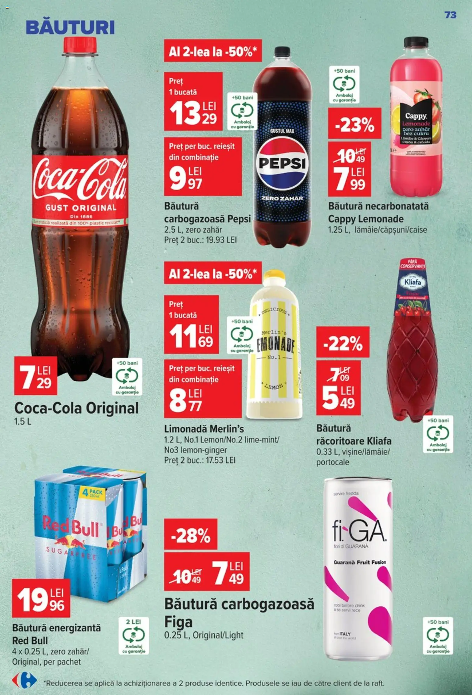 Catalog Carrefour 9 - 21 Septembrie 2026 | Pagina 73 | Produse: Red Bull, Pepsi, Fusion, Zahăr