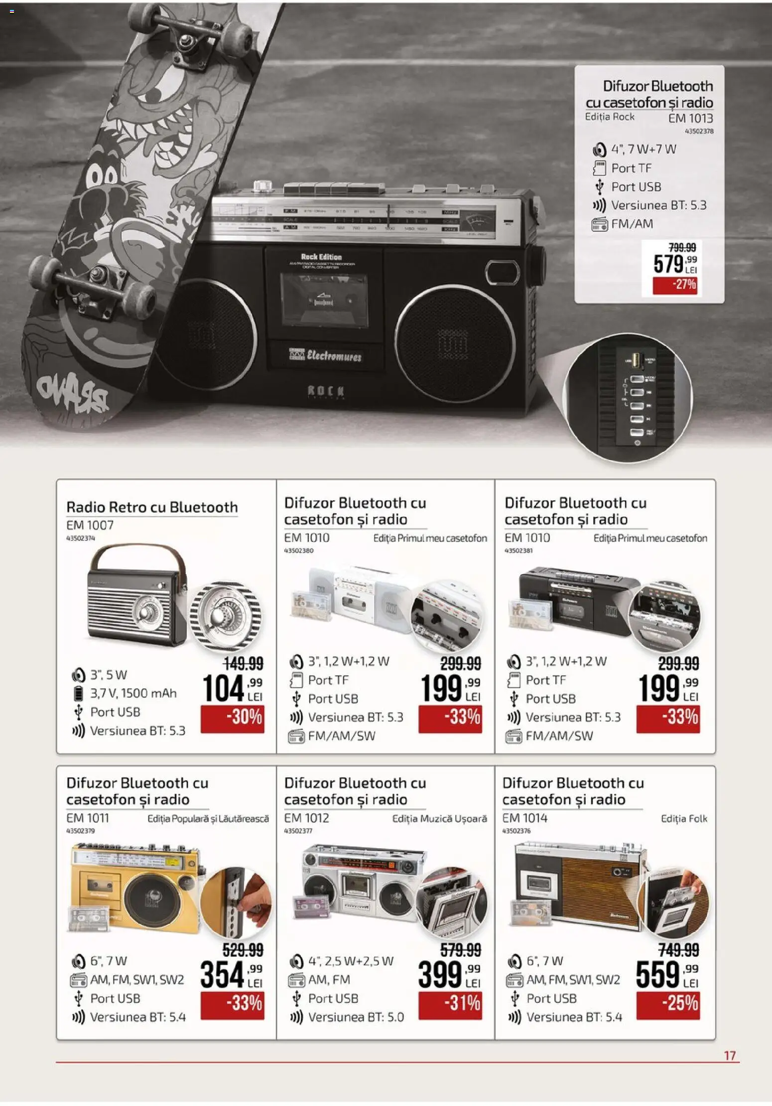 Catalog Carrefour 9 Septembrie - 19 Octombrie 2026 | Pagina 17 | Produse: Radio, Difuzor, Usb