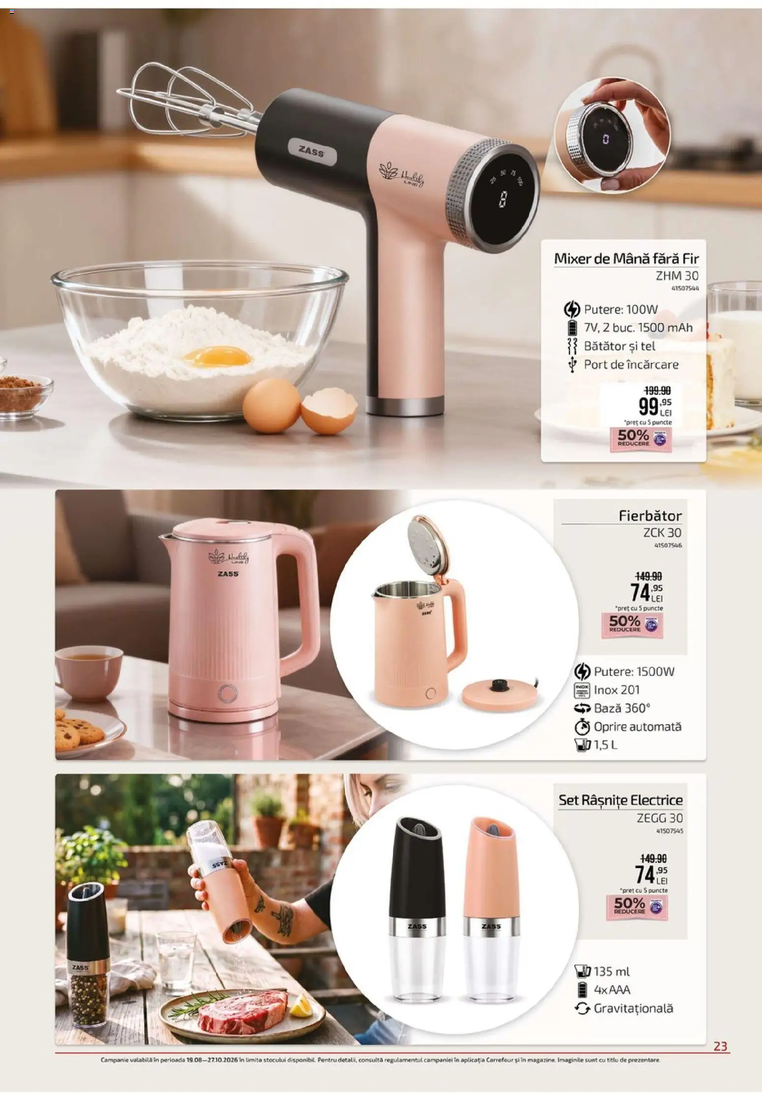 Catalog Carrefour 9 Septembrie - 19 Octombrie 2026 | Pagina 23 | Produse: Mixer, Bătător
