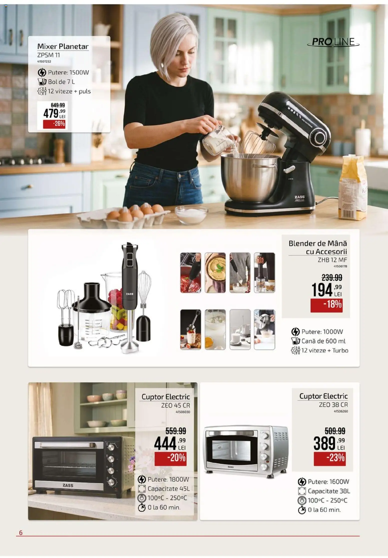 Catalog Carrefour 9 Septembrie - 19 Octombrie 2026 | Pagina 6 | Produse: Blender, Cuptor, Mixer, Bol