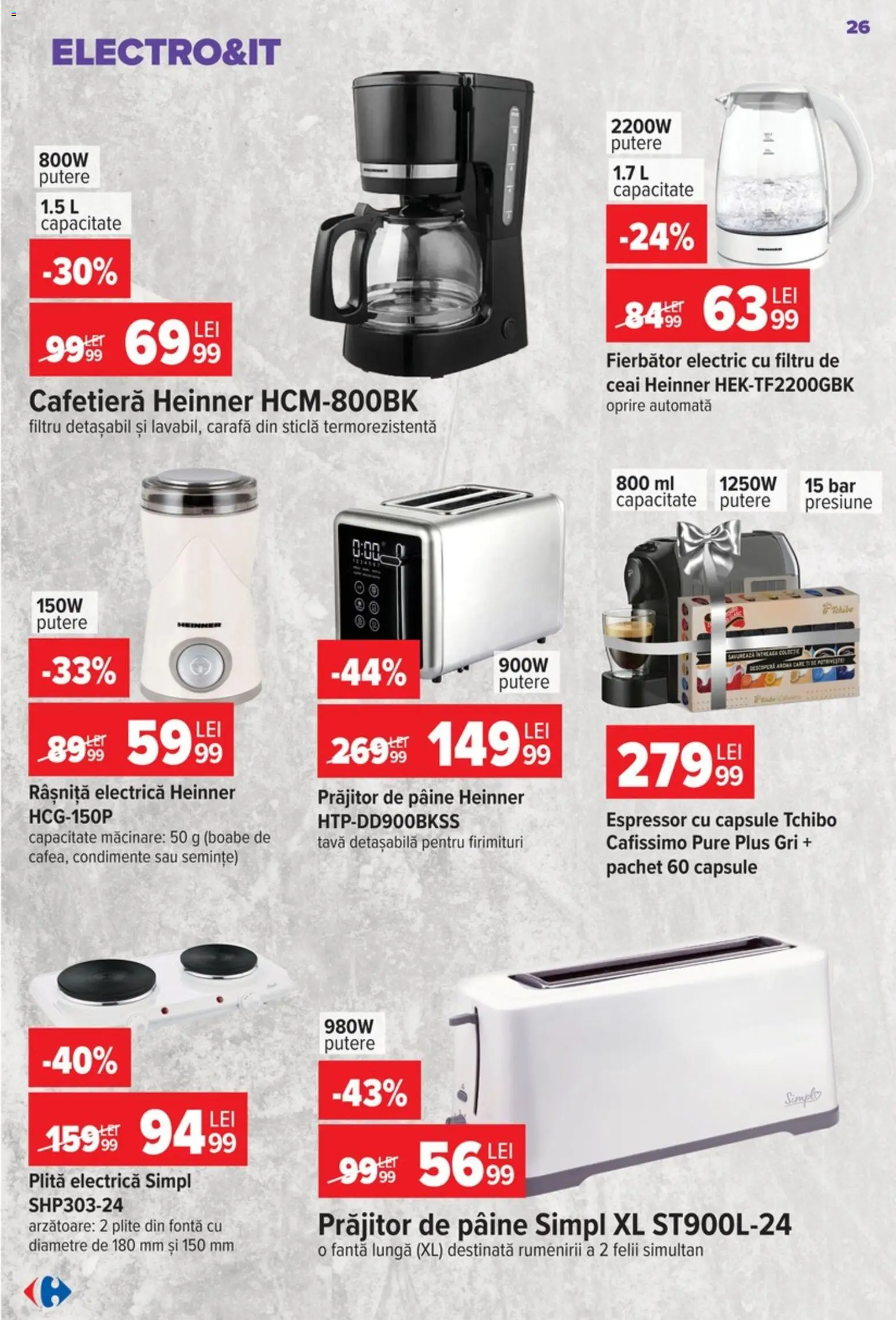 Catalog Carrefour 9 - 21 Septembrie 2026 | Pagina 26 | Produse: Tava, Semințe, Pâine, Prăjitor de pâine