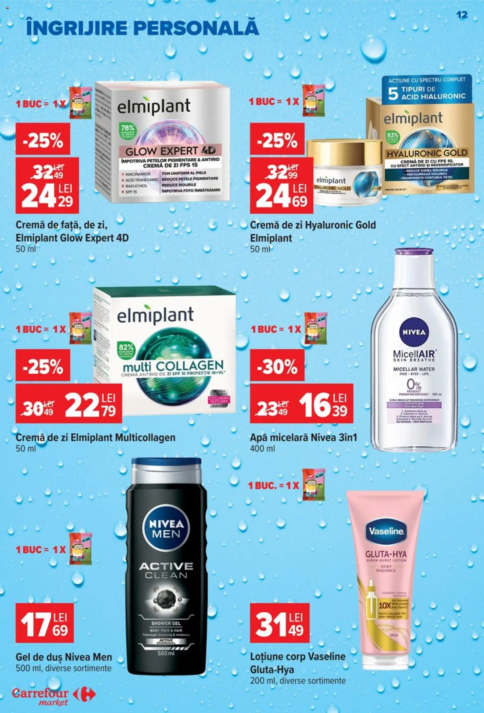 Catalog Carrefour 9 - 21 Septembrie 2026 | Pagina 12 | Produse: Nivea, Serum, Duș, Cremă