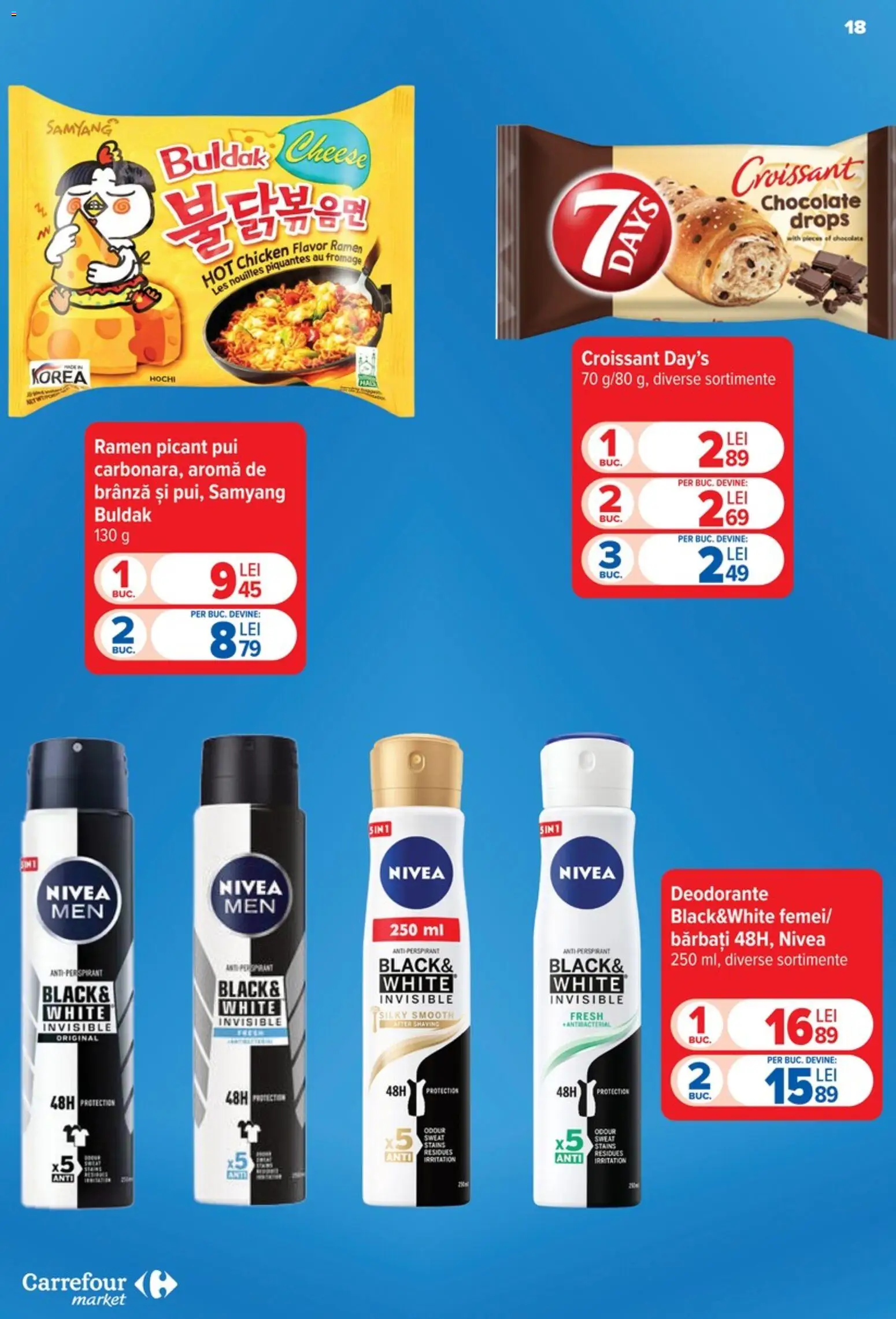 Catalog Carrefour 9 - 21 Septembrie 2026 | Pagina 18 | Produse: Croissant, Nivea, Pui, Antiperspirant