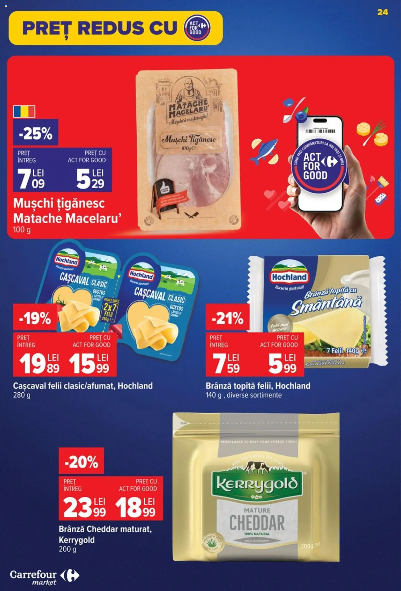 Catalog Carrefour 9 - 21 Septembrie 2026 | Pagina 24 | Produse: Muschi tiganesc, Mușchi, Brânză, Hochland