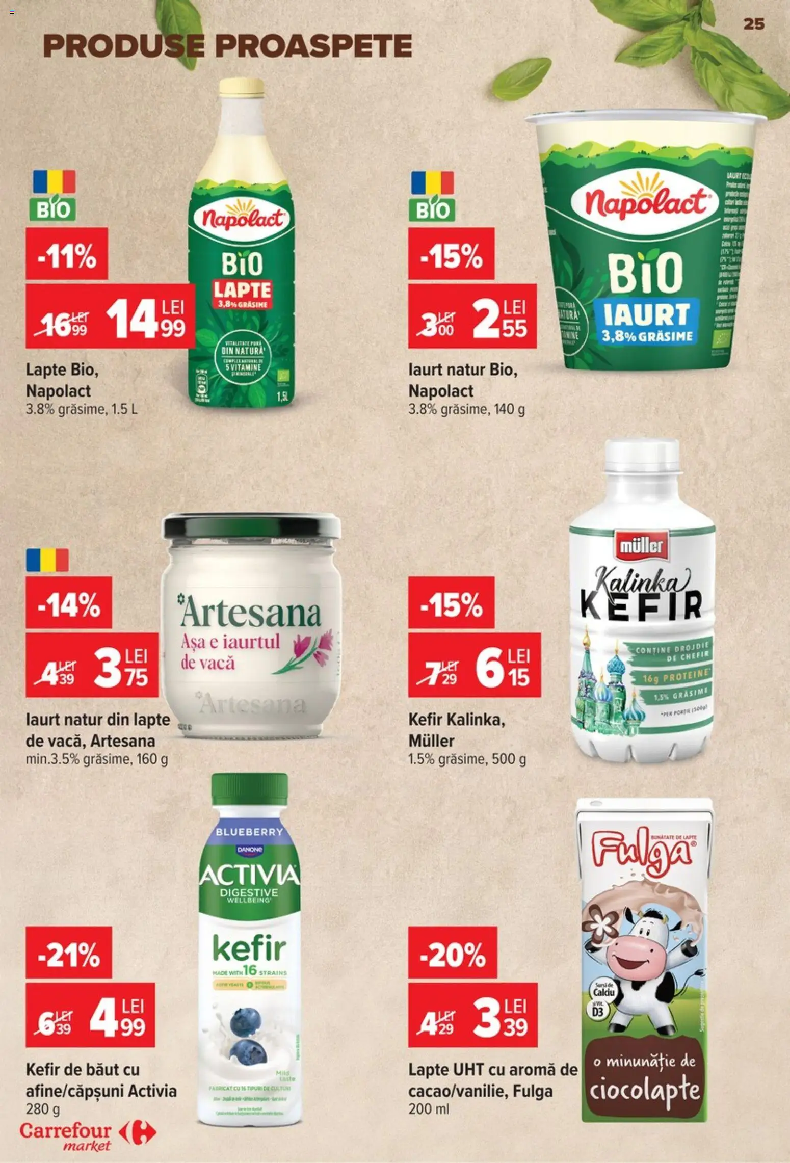 Catalog Carrefour 9 - 21 Septembrie 2026 | Pagina 25 | Produse: Pară, Lapte, Iaurt, Kefir