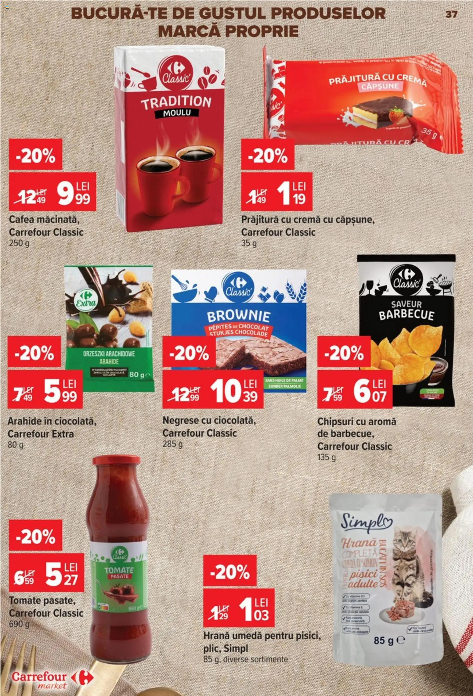 Catalog Carrefour 9 - 21 Septembrie 2026 | Pagina 37 | Produse: Prăjitură, Cremă, Cafea, Chipsuri