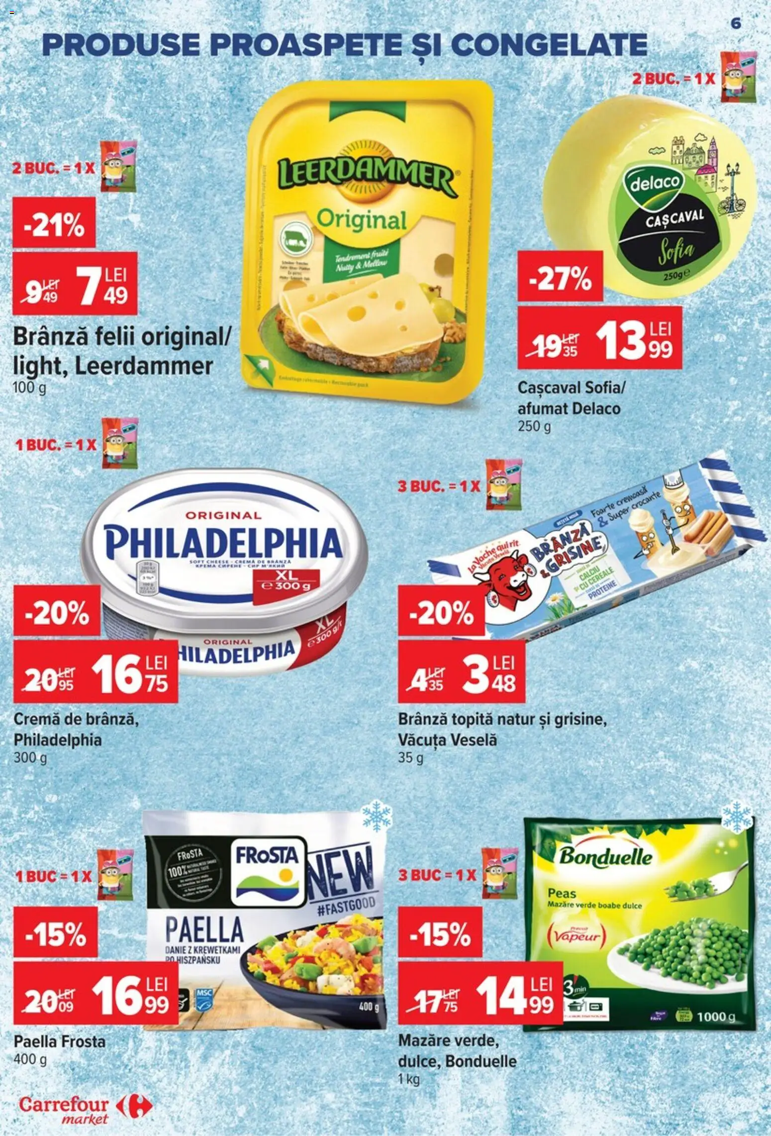 Catalog Carrefour 9 - 21 Septembrie 2026 | Pagina 6 | Produse: Mazăre, Proteine, Cașcaval, Cereale