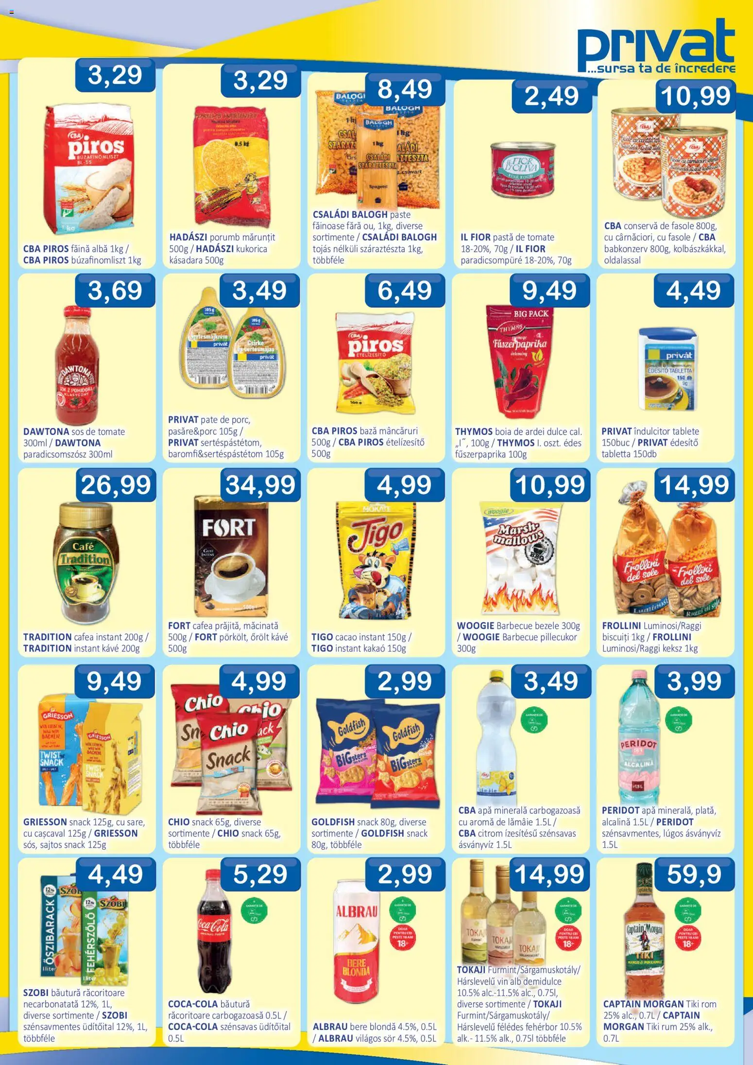Catalog CBA 17 - 30 Septembrie 2026 | Pagina 3 | Produse: Cașcaval, Paste, Cacao, Biscuiți