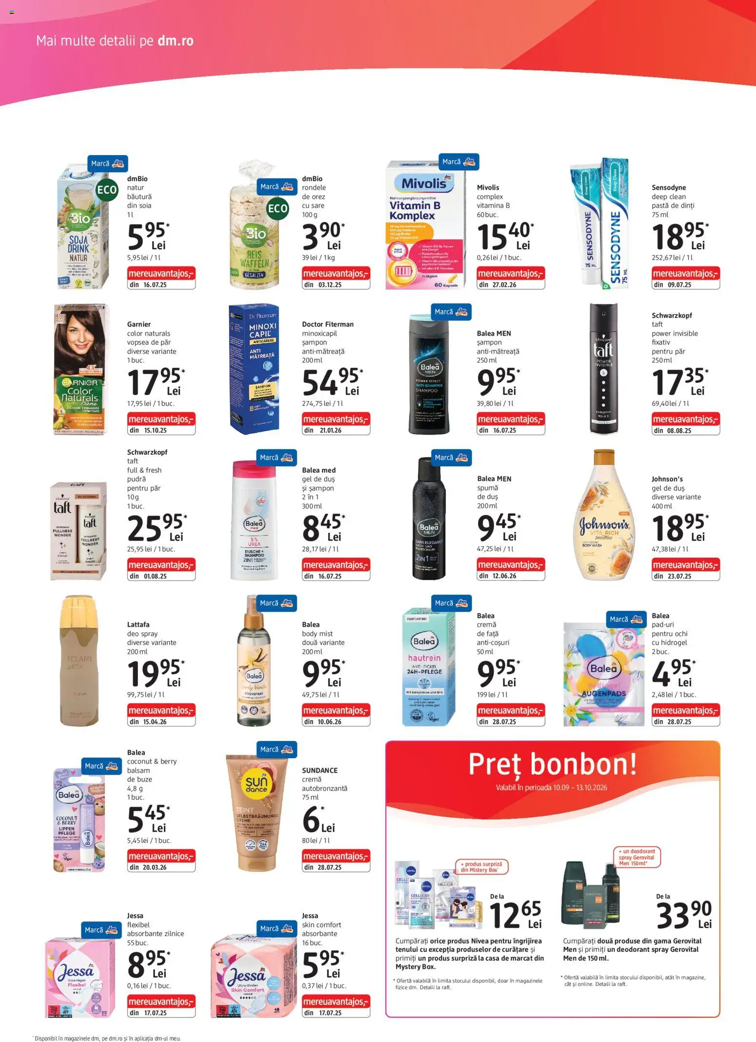 Catalog DM Drogerie Markt 10 Septembrie - 12 Octombrie 2026 | Pagina 2 | Produse: Clean, Vopsea, Orez, Pastă de dinți
