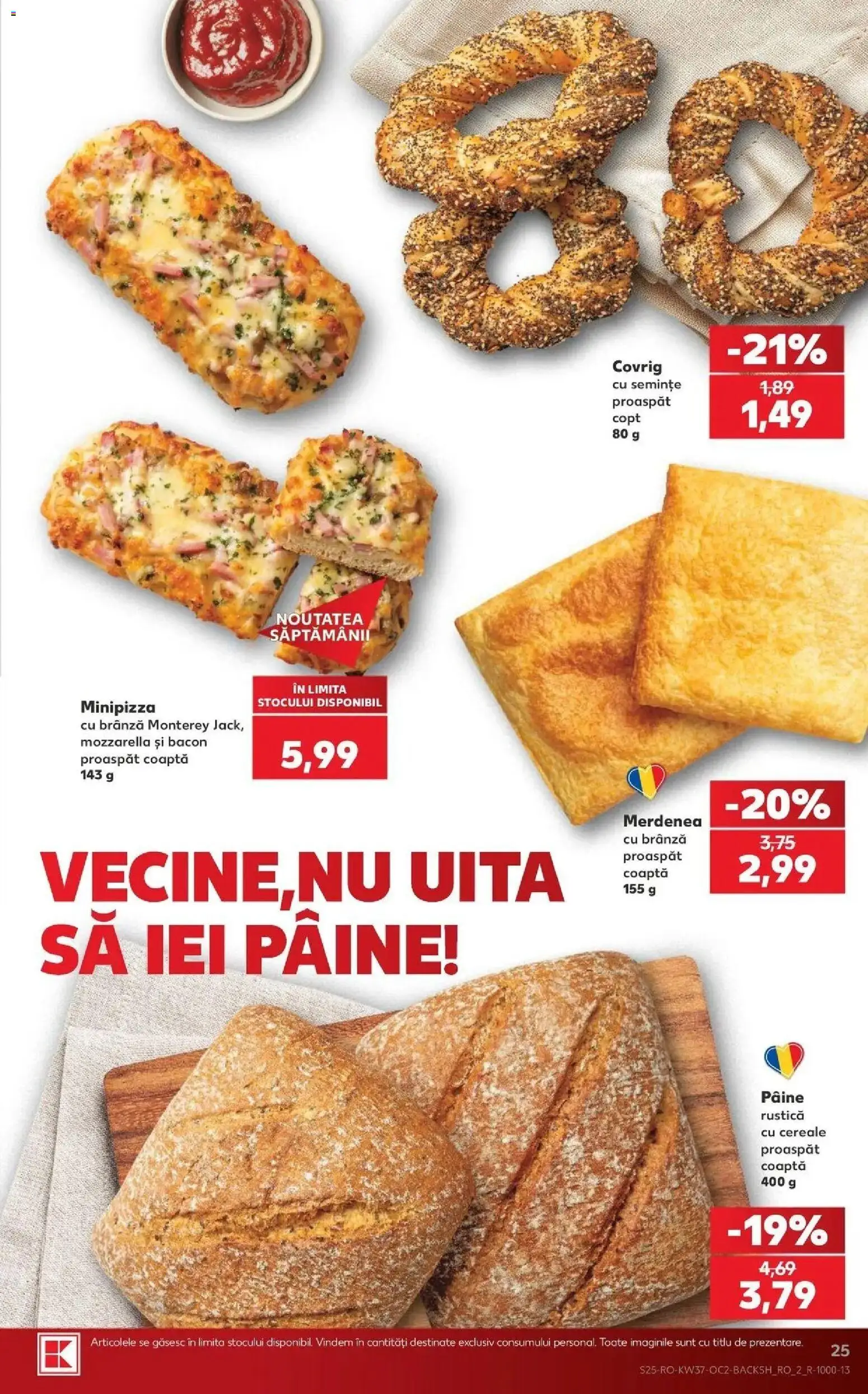 Catalog Kaufland 9 - 14 Septembrie 2026 | Pagina 25 | Produse: Bacon, Semințe, Mozzarella, Pâine