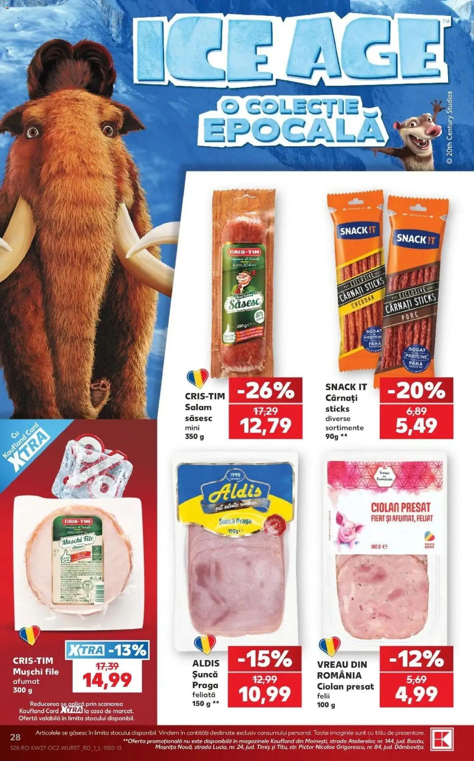 Catalog Kaufland 9 - 14 Septembrie 2026 | Pagina 28 | Produse: Proteine, Mușchi, Șuncă, Cârnați