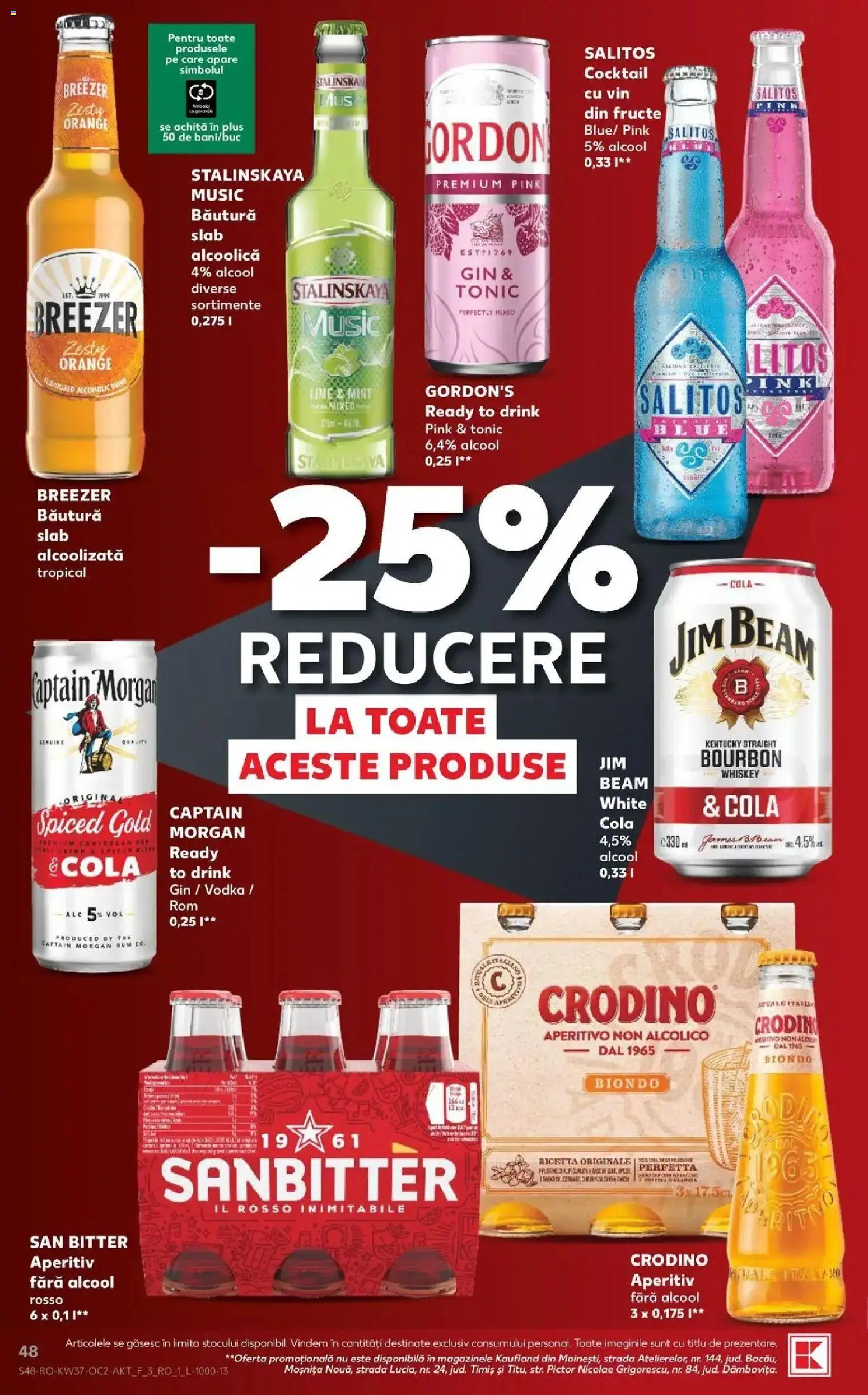 Catalog Kaufland 9 - 14 Septembrie 2026 | Pagina 48 | Produse: Cocktail, Bourbon, Fructe, Plus