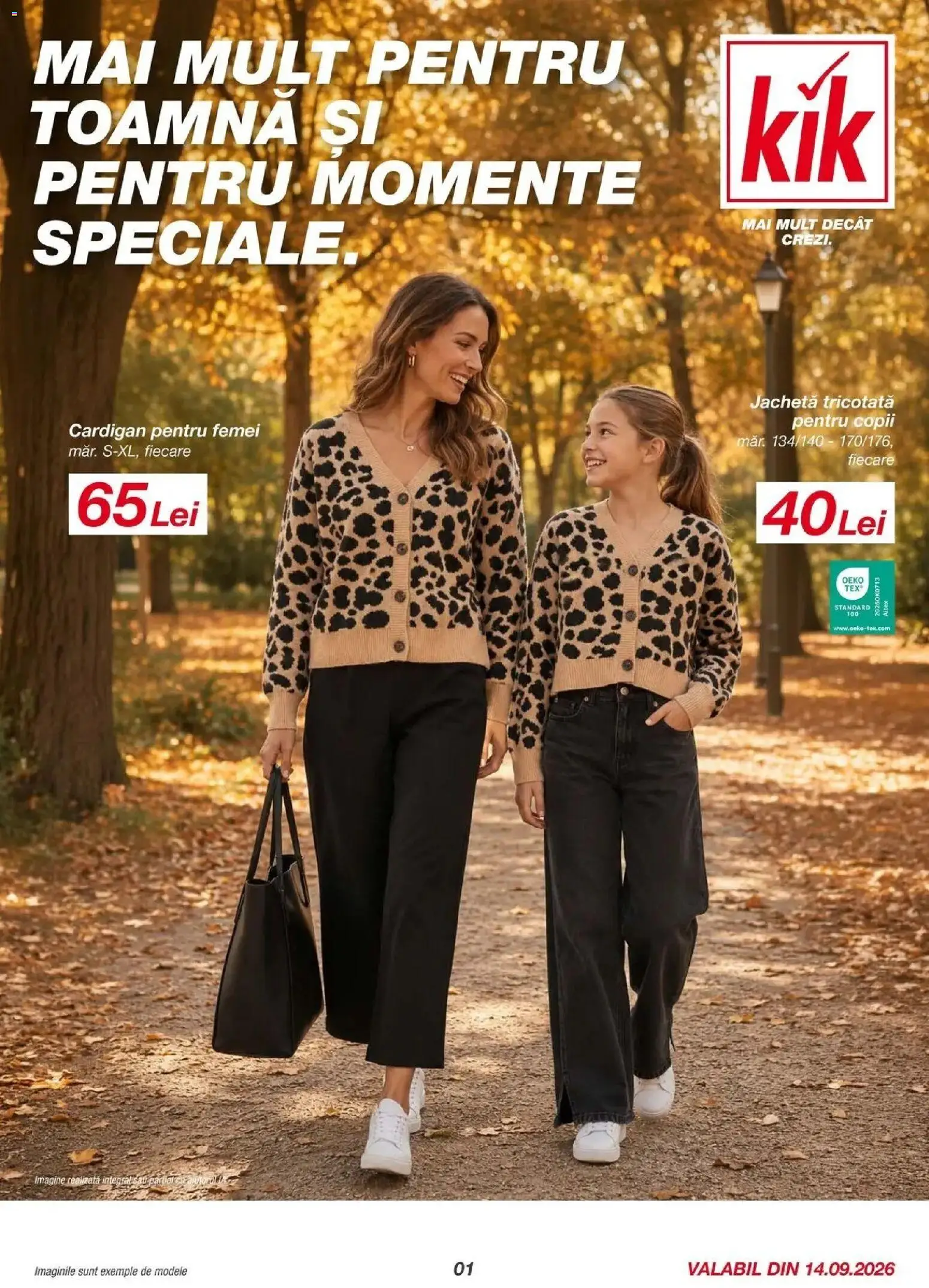 Catalog Kik 14 - 19 Septembrie 2026 | Pagina 1 | Produse: Cardigan, Jachetă
