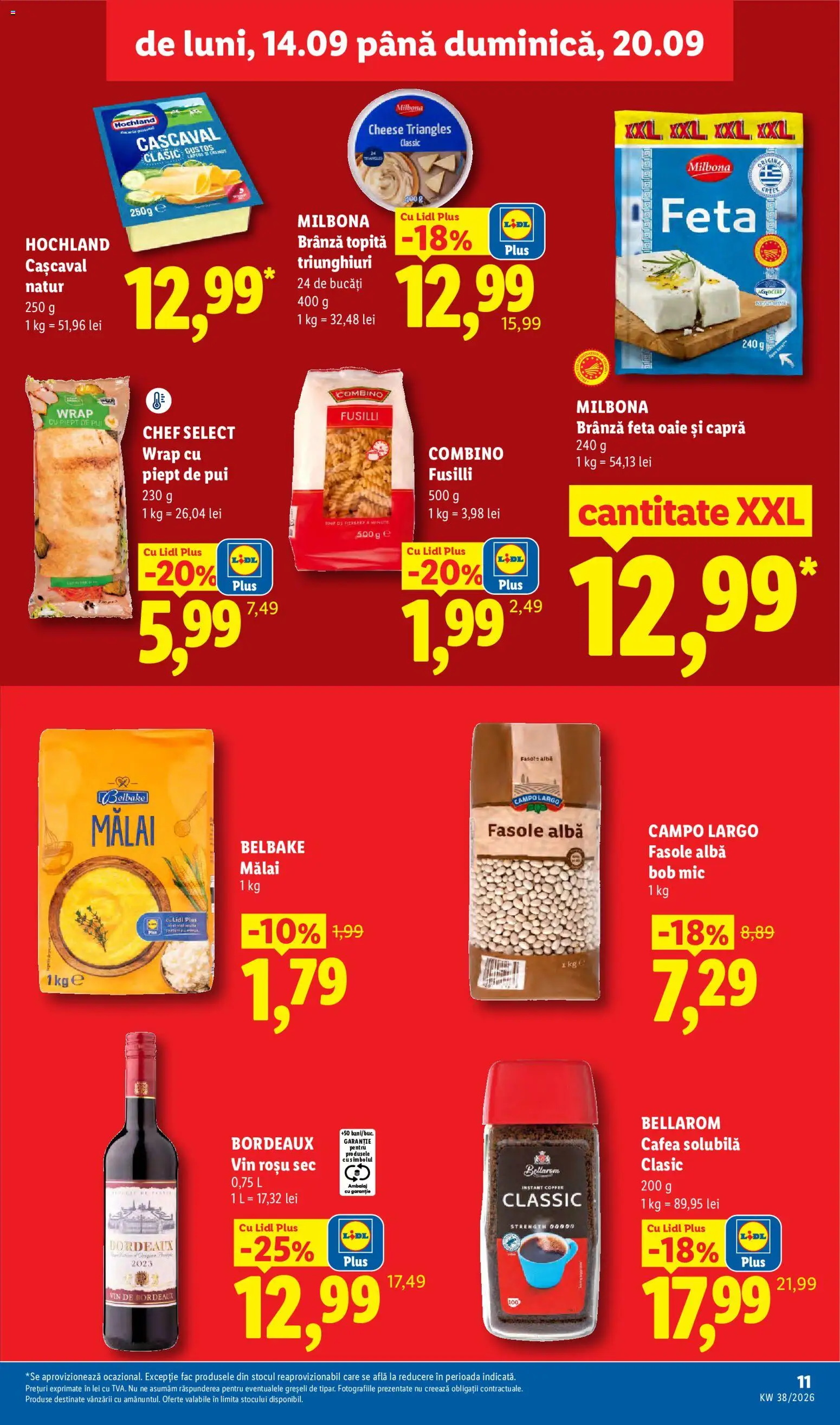 Catalog LIDL 14 - 19 Septembrie 2026 | Pagina 11 | Produse: Pui, Cașcaval, Cafea, Vin