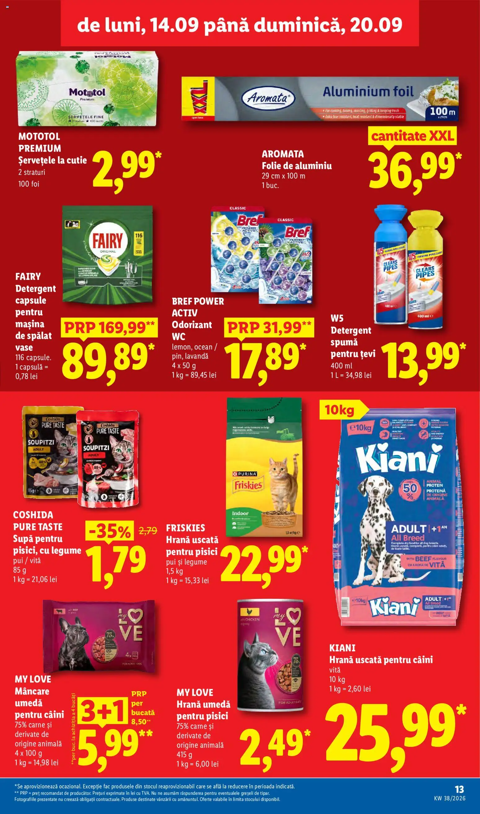 Catalog LIDL 14 - 19 Septembrie 2026 | Pagina 13 | Produse: Premium, Mașină De Spălat, Detergent Capsule, Power