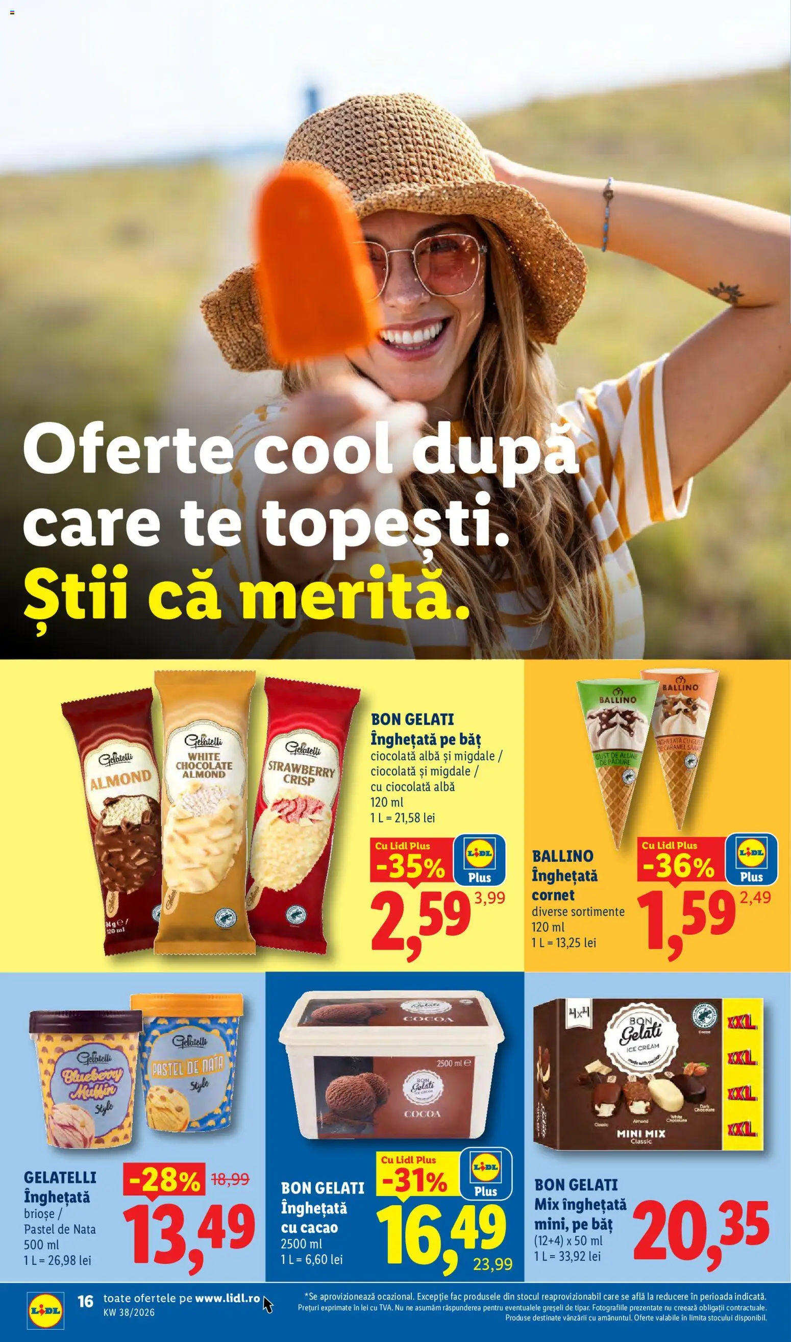 Catalog LIDL 14 - 19 Septembrie 2026 | Pagina 16 | Produse: Alba, Gelatelli, Migdale, Ciocolată