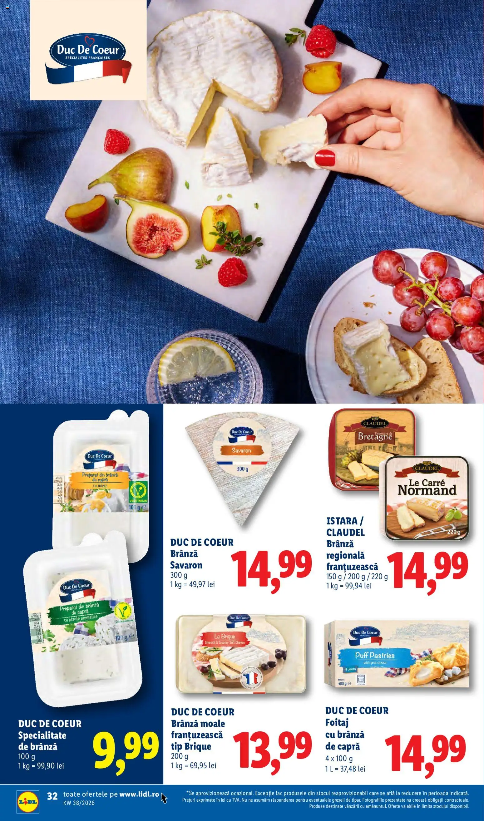 Catalog LIDL 14 - 19 Septembrie 2026 | Pagina 32 | Produse: Miere, Brânză, Plante aromatice, Tip