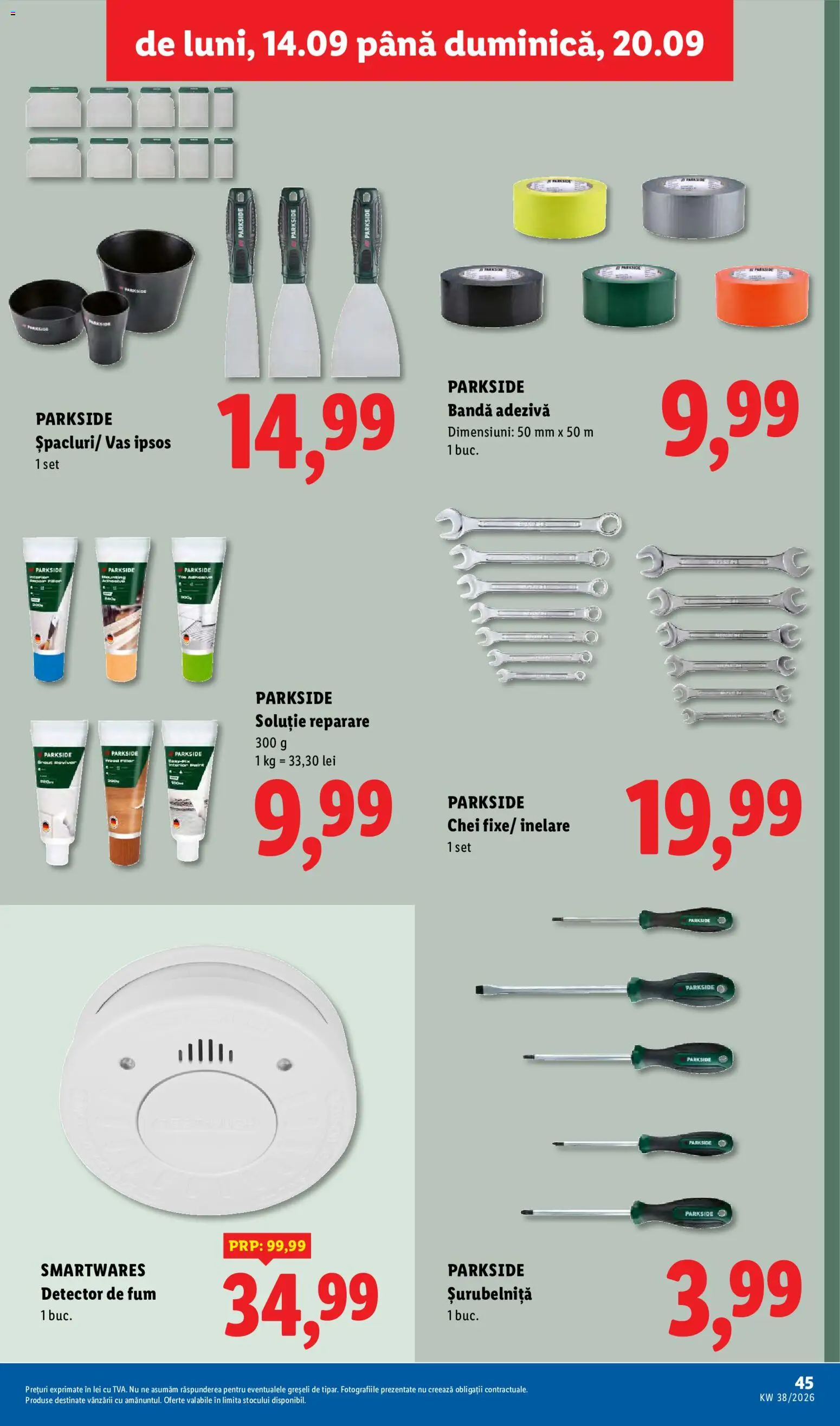 Catalog LIDL 14 - 19 Septembrie 2026 | Pagina 45 | Produse: Parkside