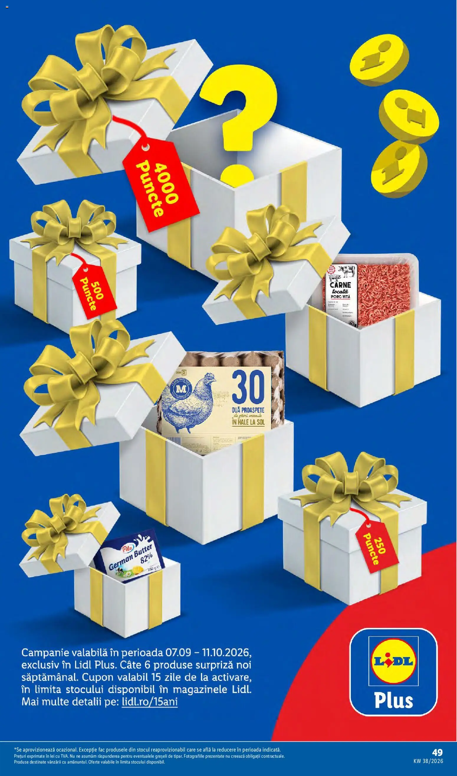 Catalog LIDL 14 - 19 Septembrie 2026 | Pagina 49 | Produse: Pilos, Unt, Ouă, Carne tocată