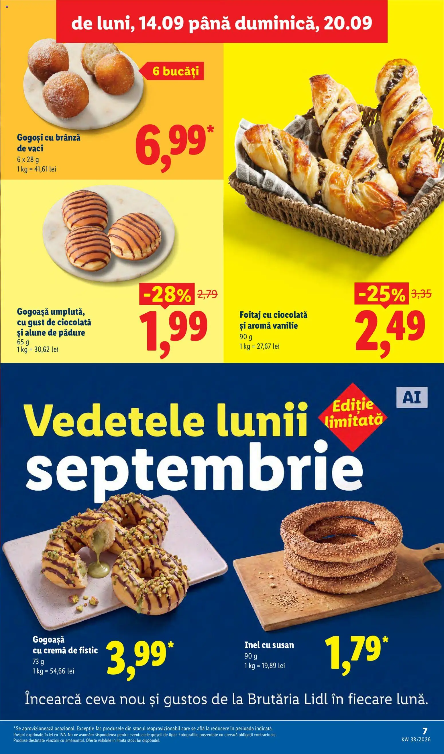 Catalog LIDL 14 - 19 Septembrie 2026 | Pagina 7 | Produse: Gogoasa, Ciocolată, Gogoși, Alune de pădure