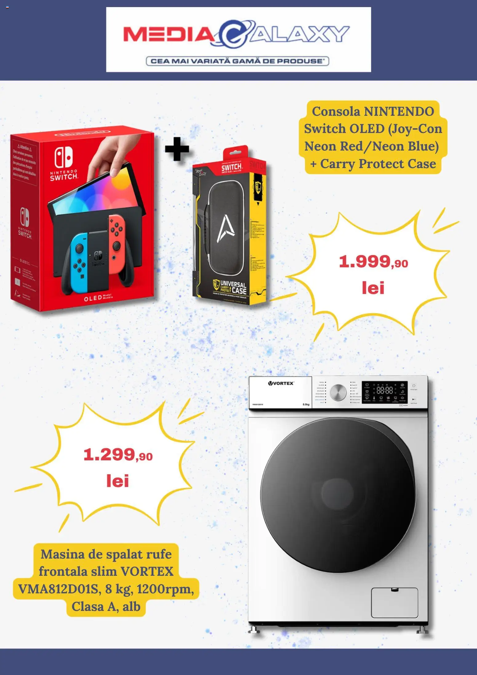 Catalog Media Galaxy 10 - 22 Septembrie 2026 | Pagina 4 | Produse: Mașină De Spălat, Nintendo Switch