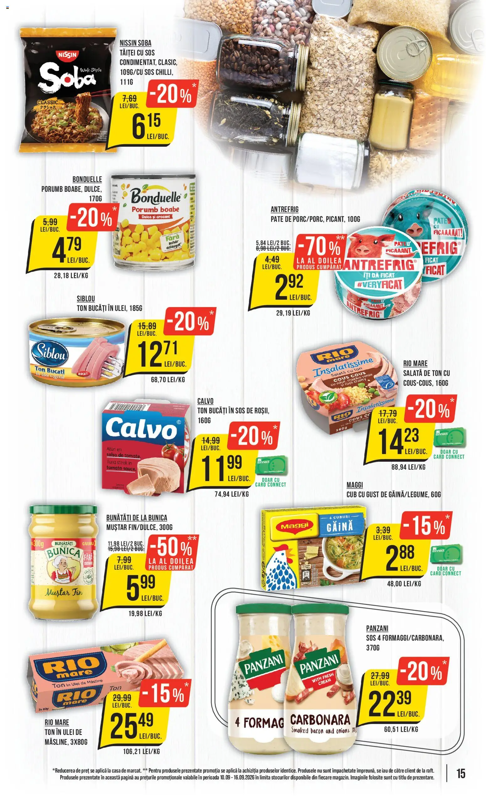 Catalog Mega Image 10 - 15 Septembrie 2026 | Pagina 15 | Produse: Aplică, Panzani, Bacon, Salată