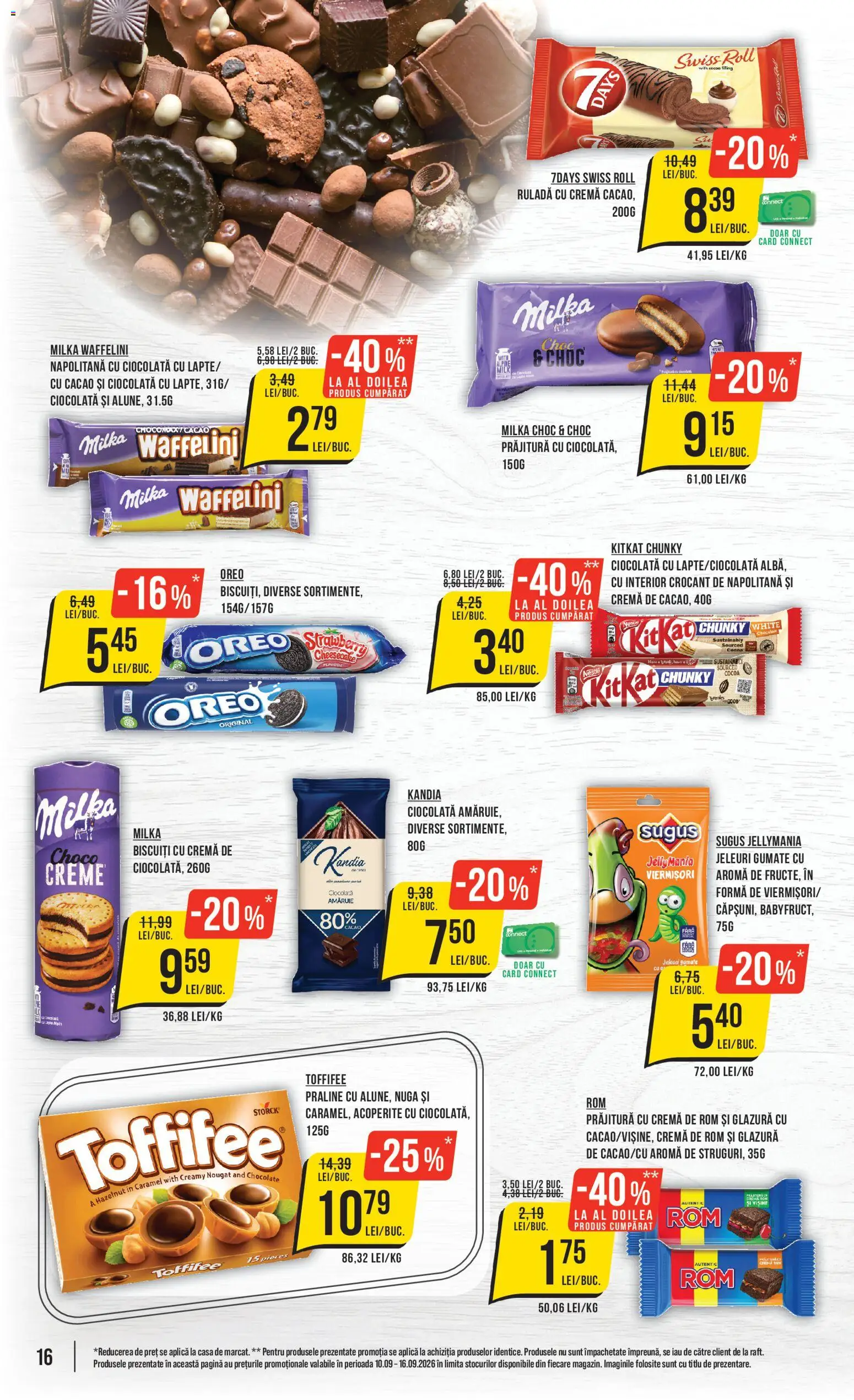 Catalog Mega Image 10 - 15 Septembrie 2026 | Pagina 16 | Produse: Oreo, Praline, Rom, Biscuiți