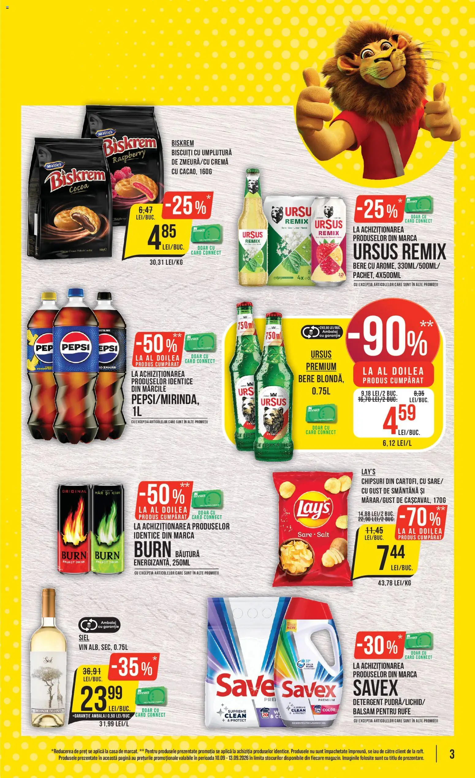 Catalog Mega Image 10 - 15 Septembrie 2026 | Pagina 3 | Produse: Aplică, Cremă, Chipsuri, Zahăr