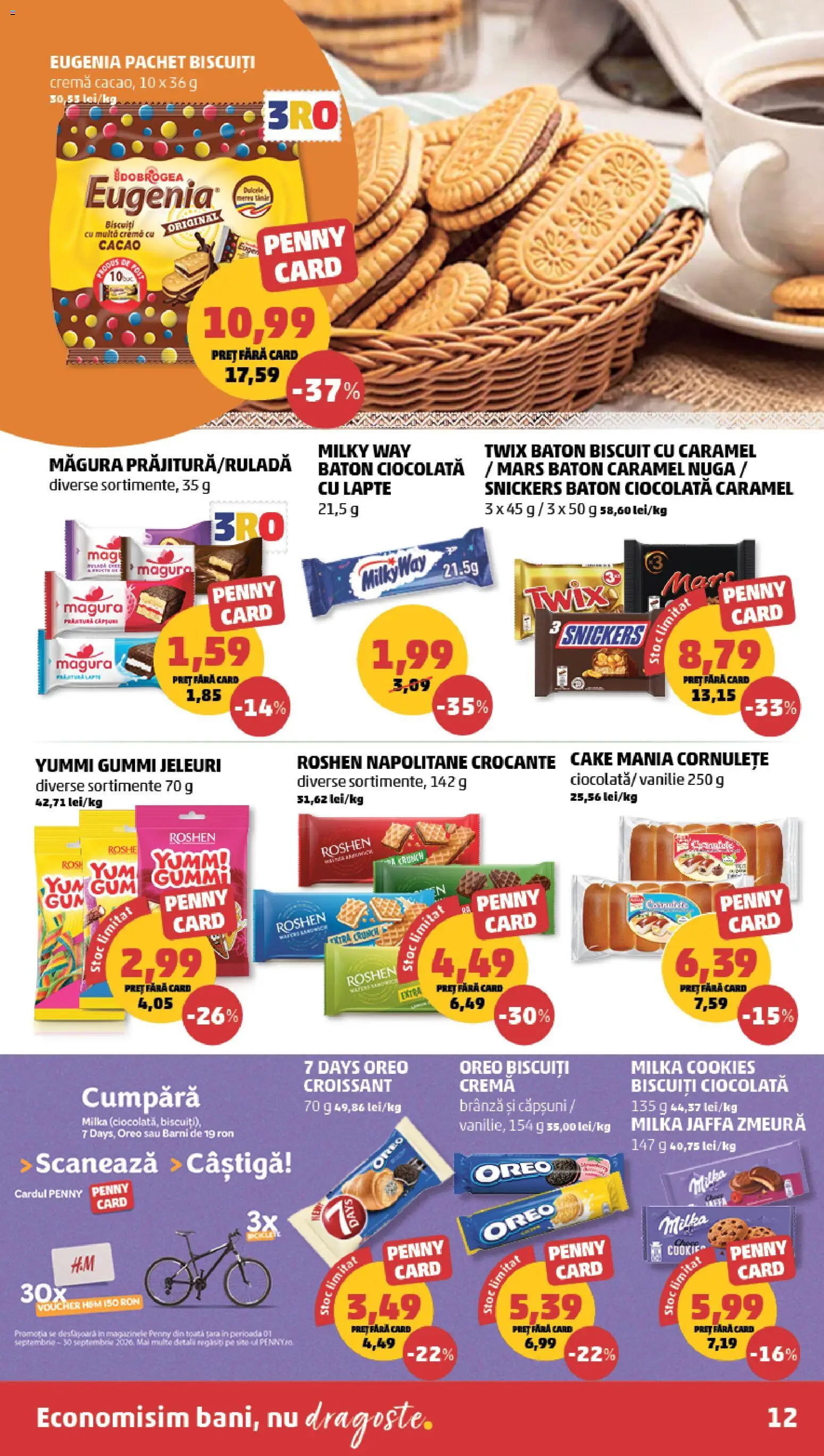 Catalog PENNY Market 9 - 14 Septembrie 2026 | Pagina 12 | Produse: Napolitane, Cremă, Cacao, Biscuiți