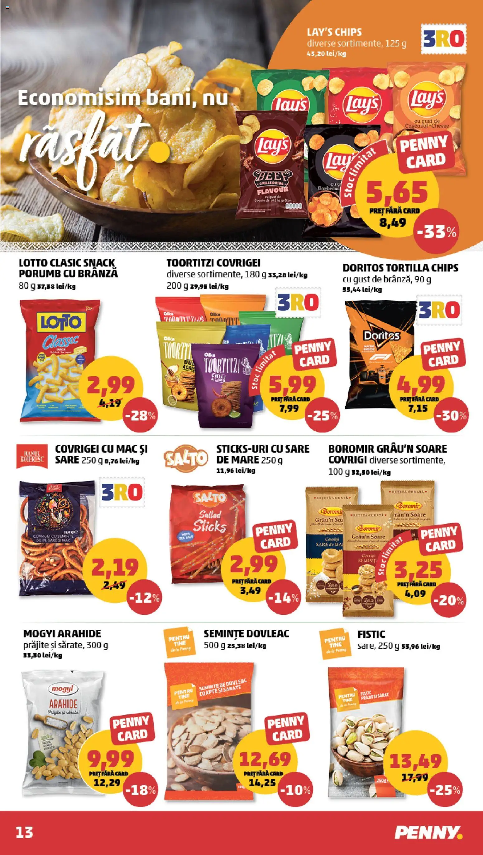 Catalog PENNY Market 9 - 14 Septembrie 2026 | Pagina 13 | Produse: Dovleac, Sticksuri, Brânză, Porumb
