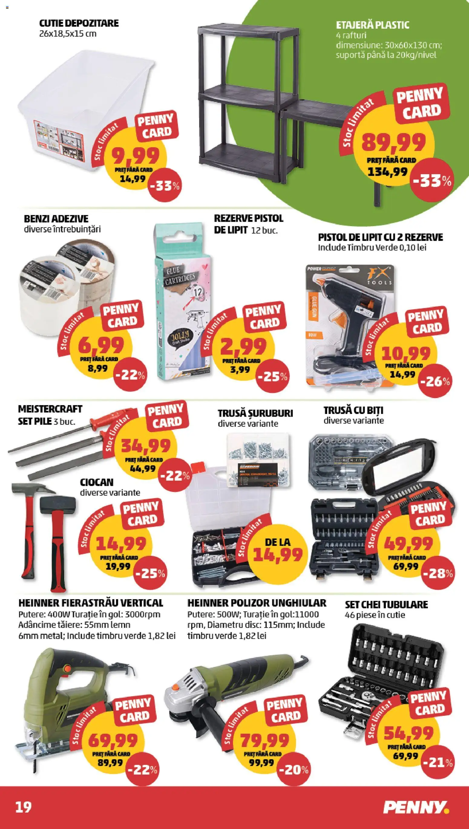 Catalog PENNY Market 9 - 14 Septembrie 2026 | Pagina 19 | Produse: Disc, Polizor, Cutie, Power